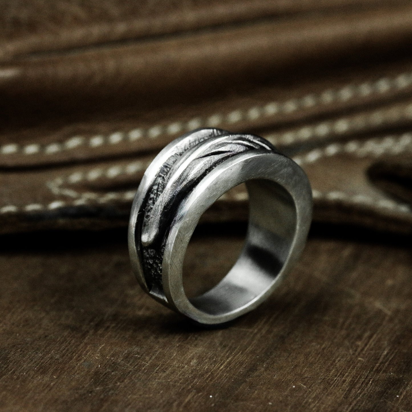 Takahashi Feather Ring - 925 Silver Handmade