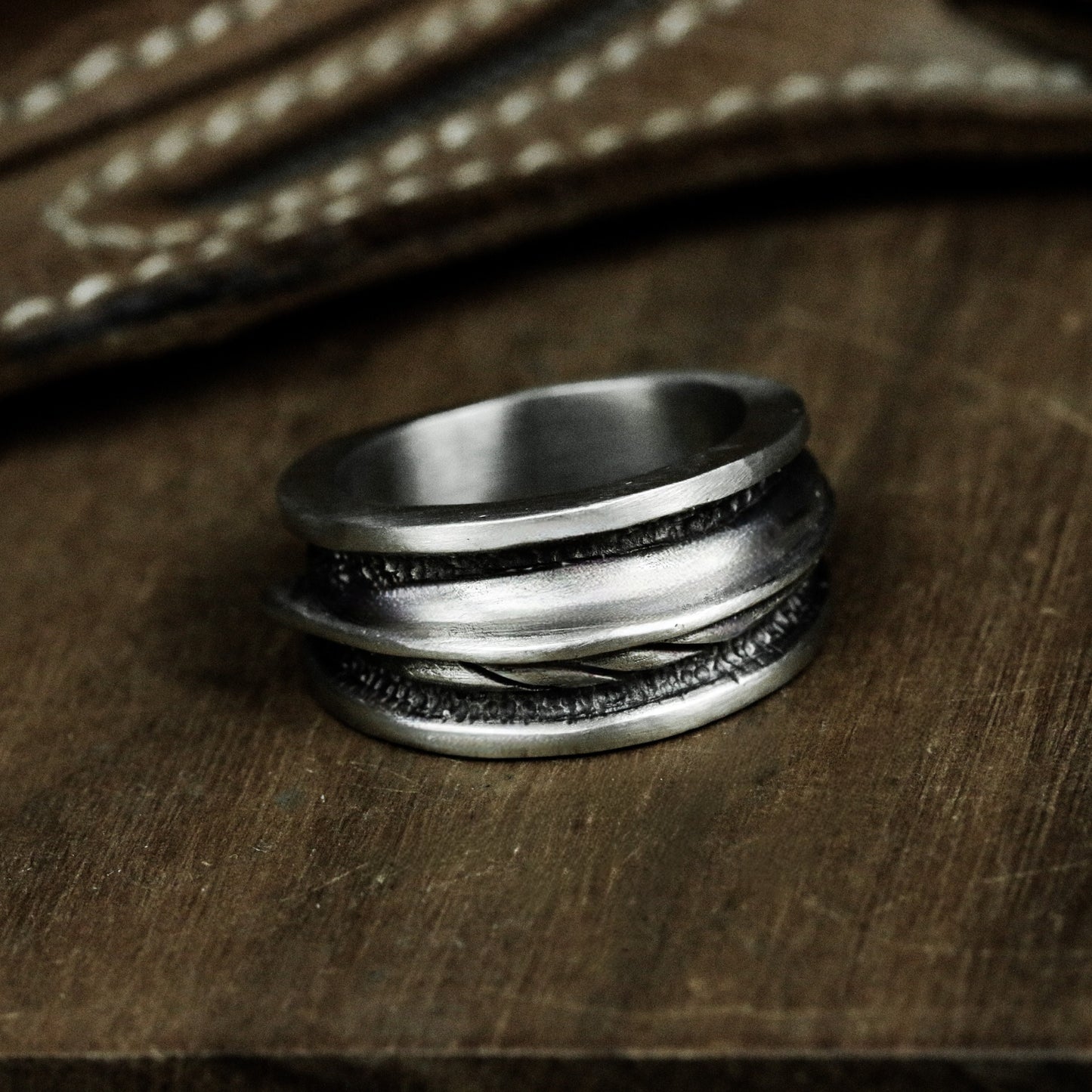 Takahashi Feather Ring - 925 Silver Handmade