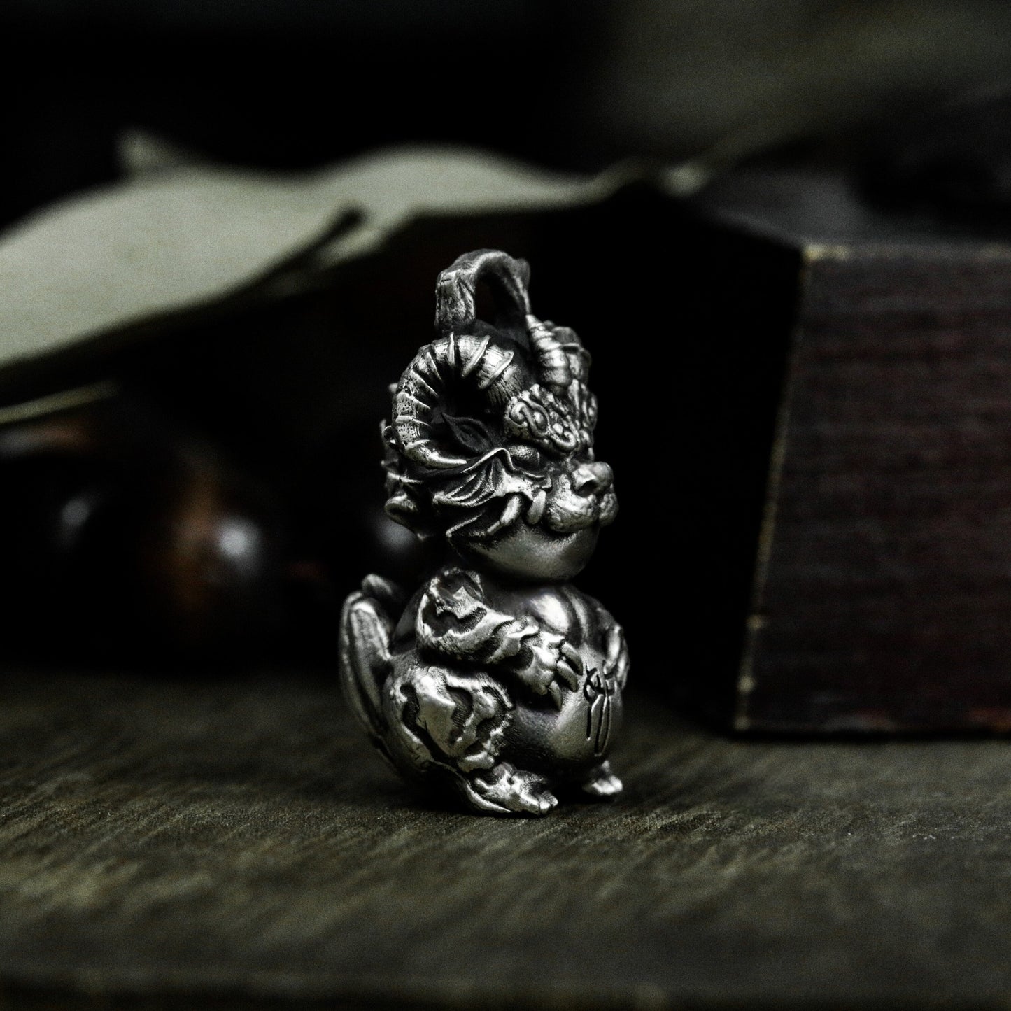 Jealousy Beast Pendant - Seven Deadly Sins Series - Handmade 925 Silver Mythical Monster Necklace