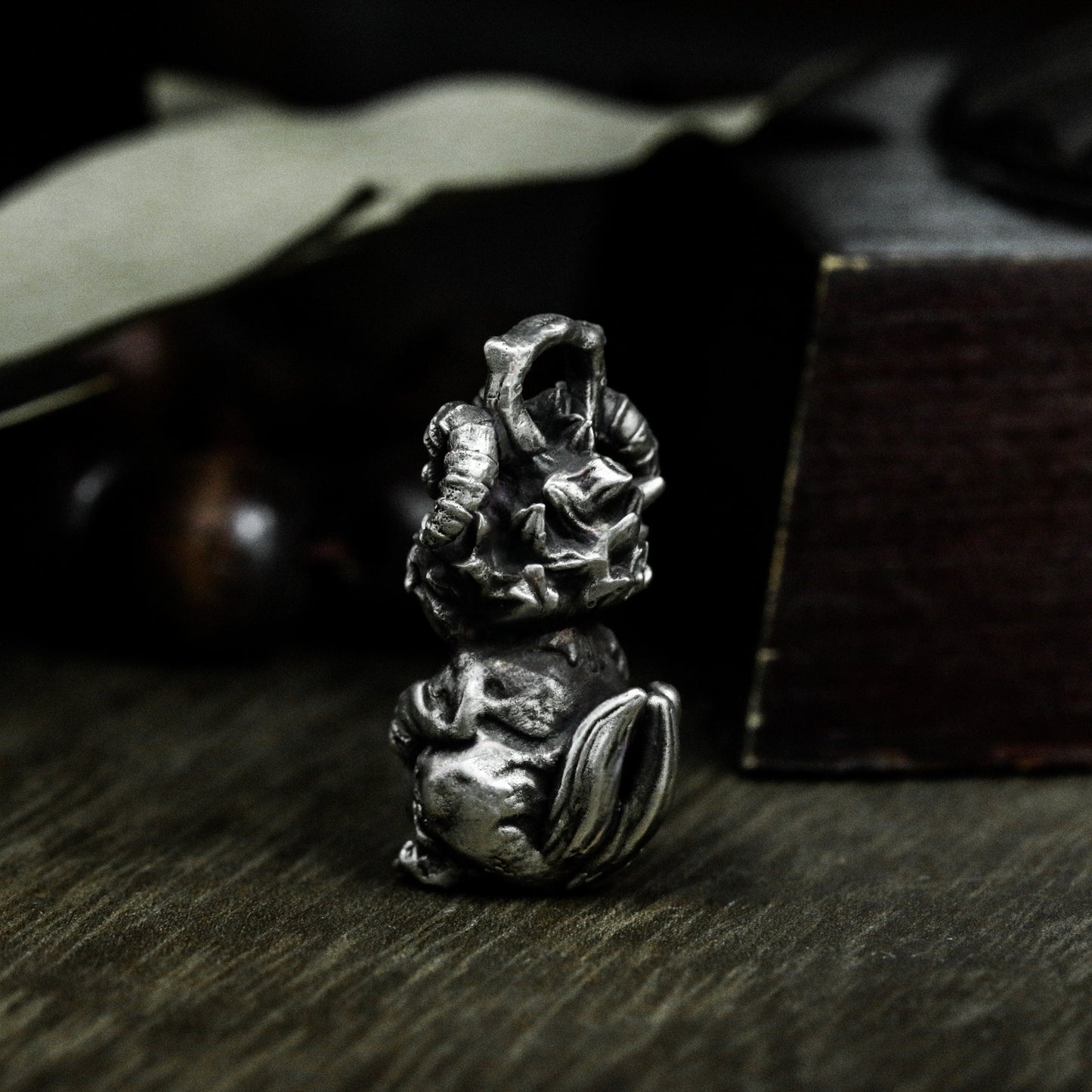 Jealousy Beast Pendant - Seven Deadly Sins Series - Handmade 925 Silver Mythical Monster Necklace