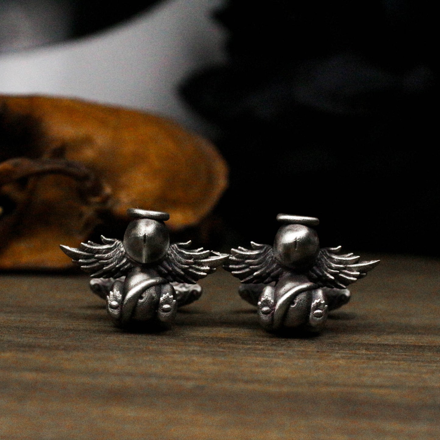 Angel Baby Cufflinks - 925 Silver Handmade