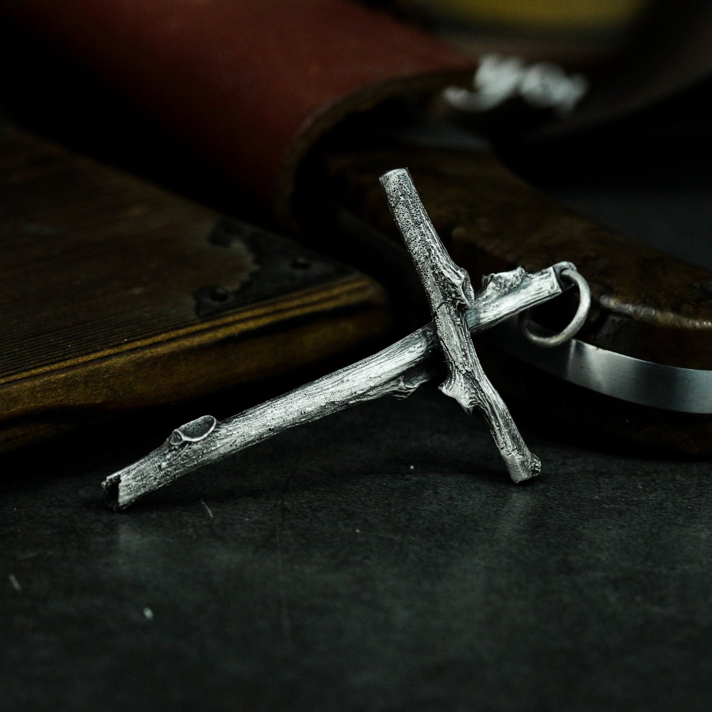 Tree Cross Design Pendant - 925 Silver Handmade
