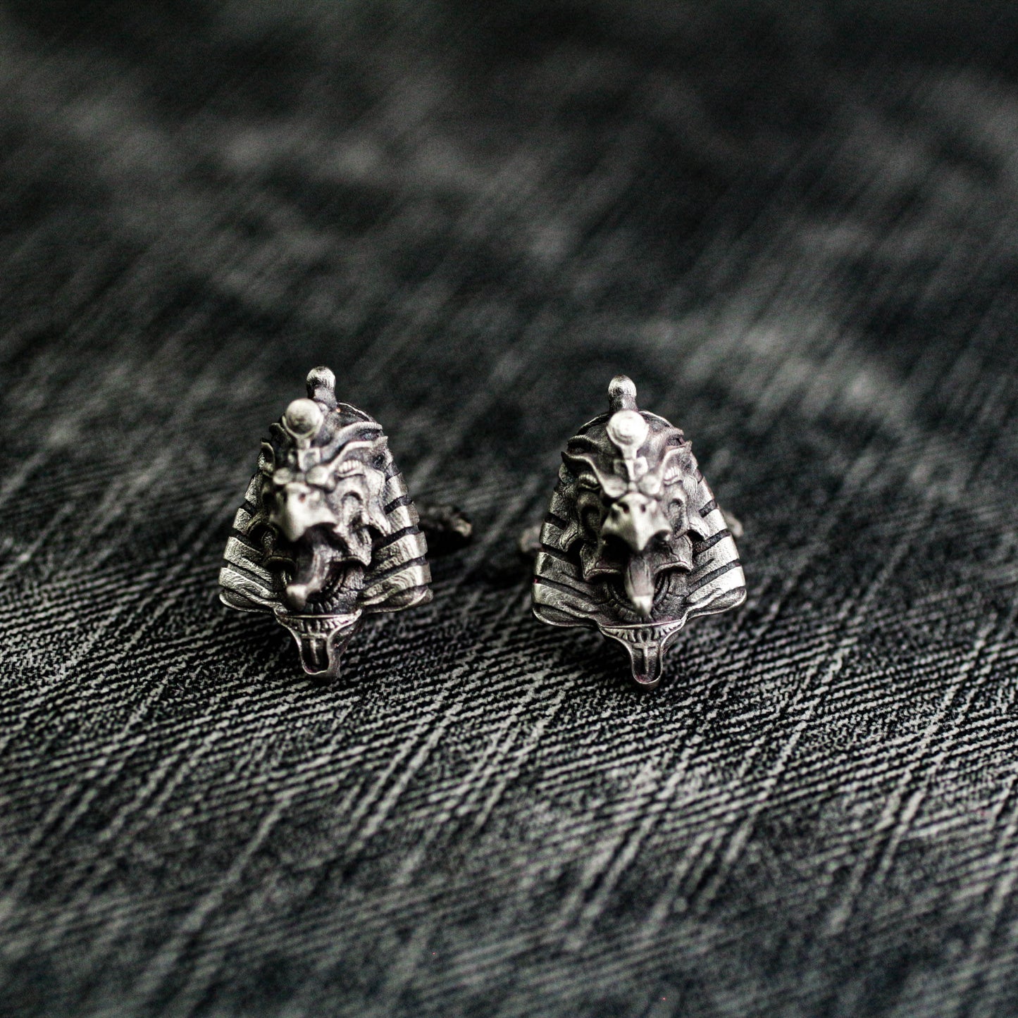 Horus Egyptian Cufflinks - 925 Silver Handmade