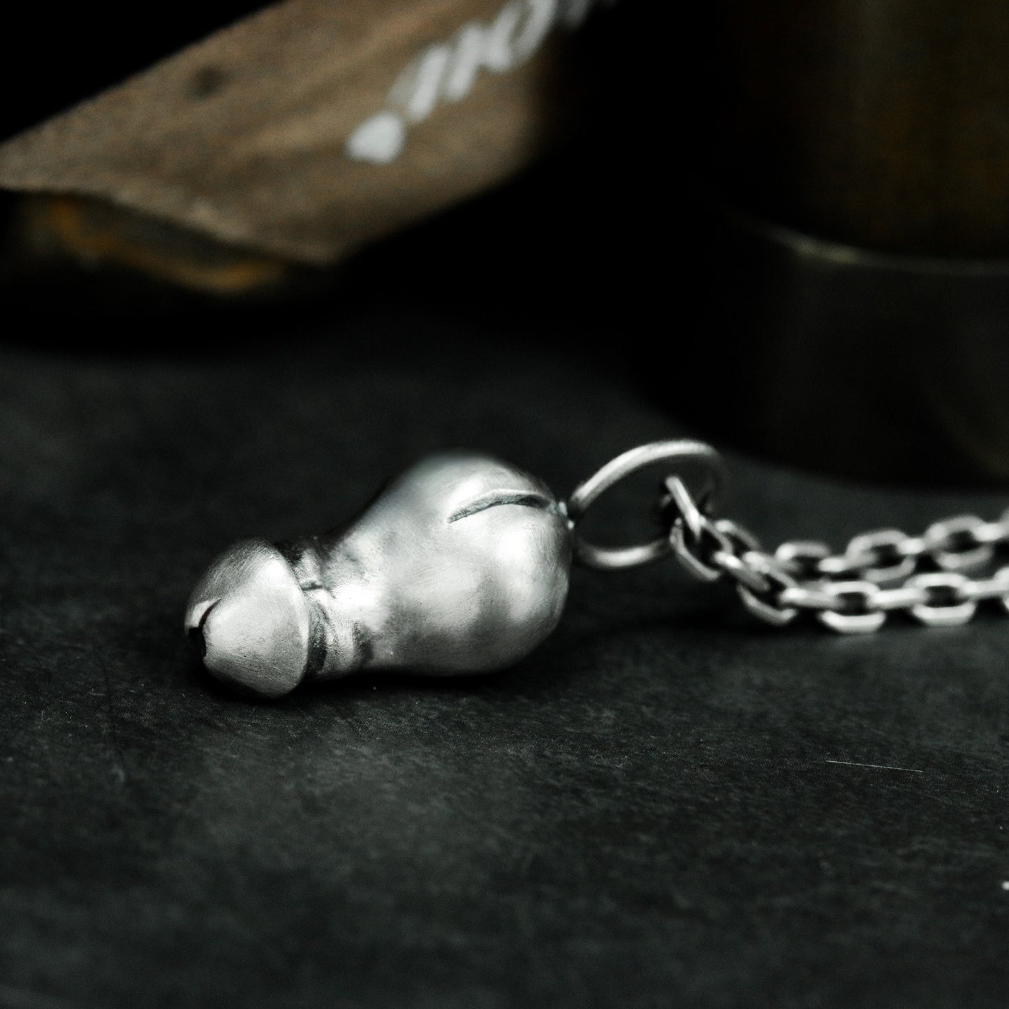 Male Genital Pendant ¨C 925 Sterling Silver Handmade