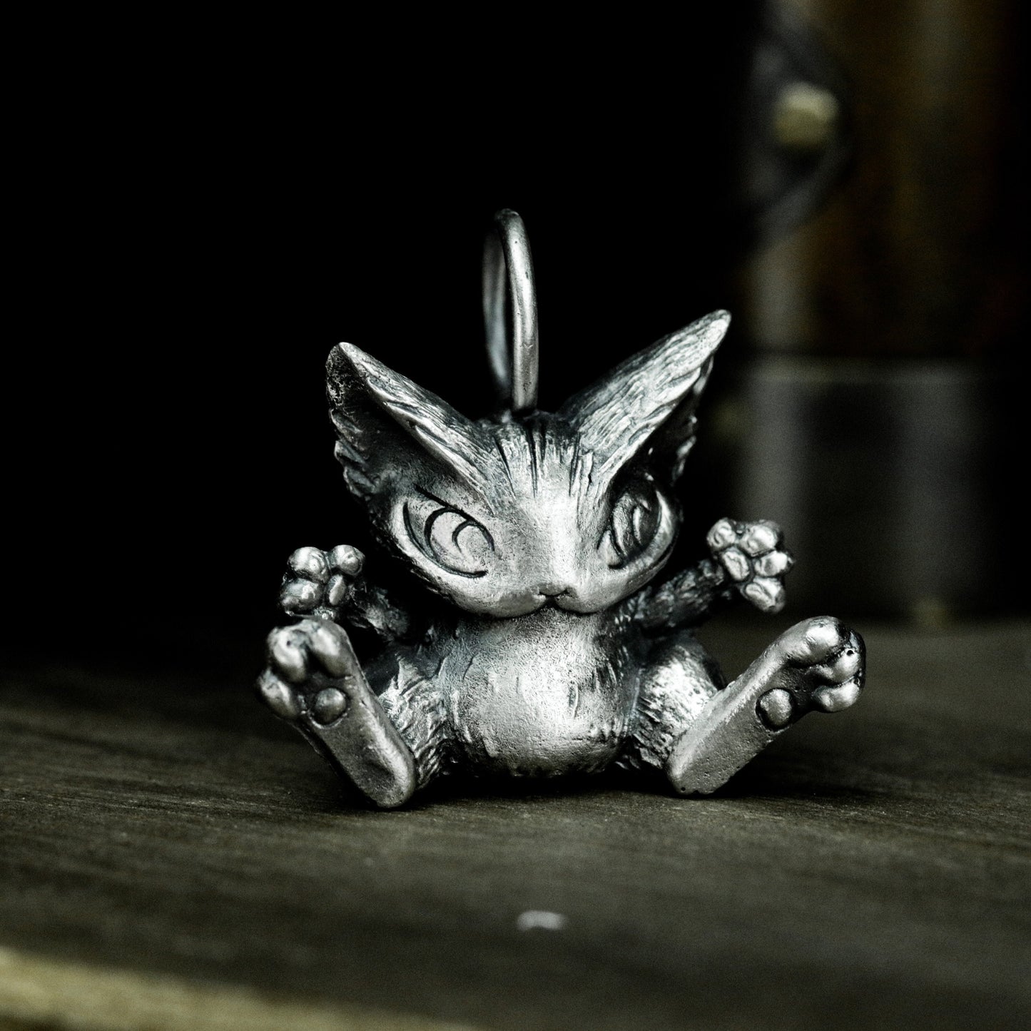 Fox Spirit Pendant - 925 Silver Handmade Forest Guardian