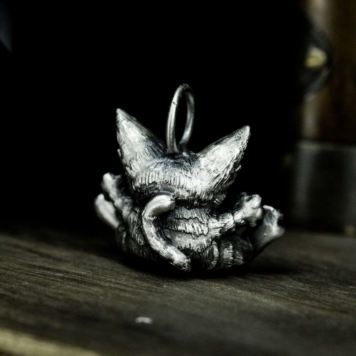 Fox Spirit Pendant - 925 Silver Handmade Forest Guardian
