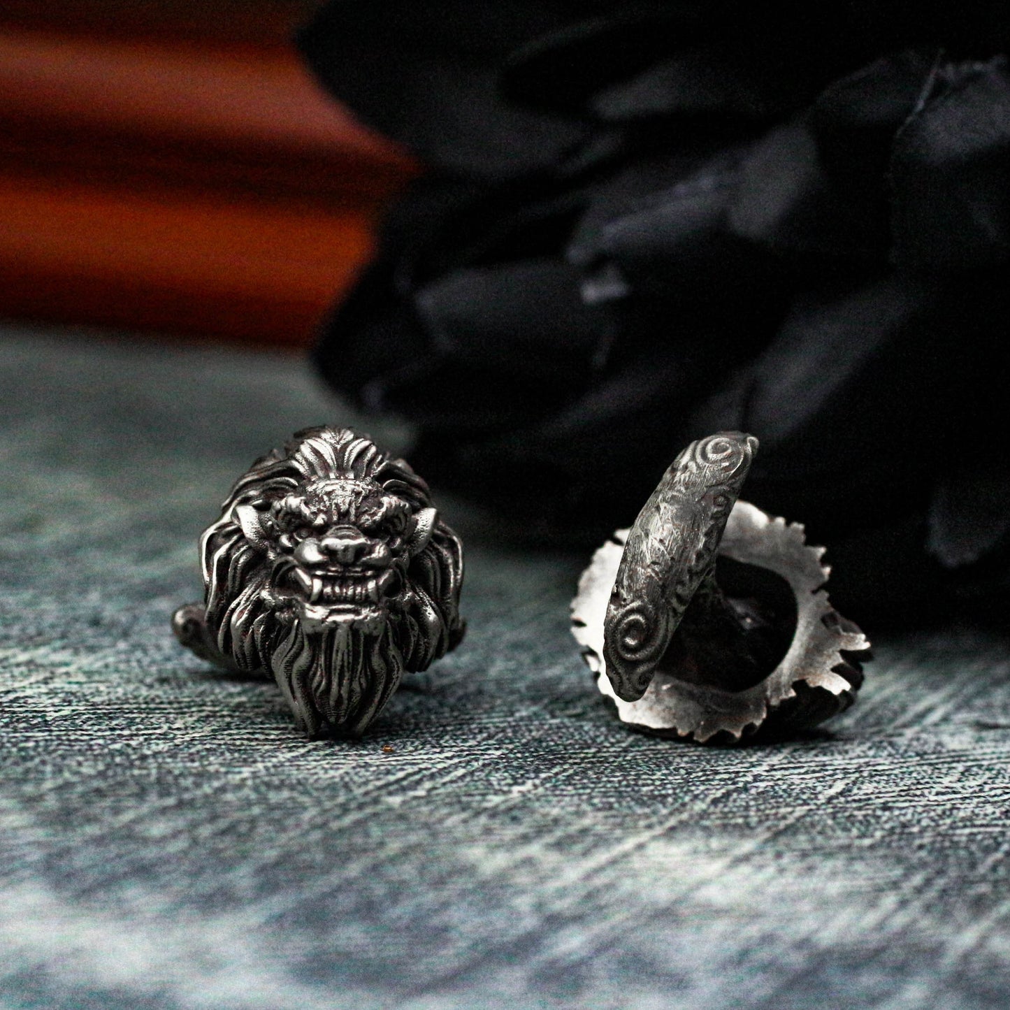 Roaring Lion Cufflinks - 925 Silver Handmade