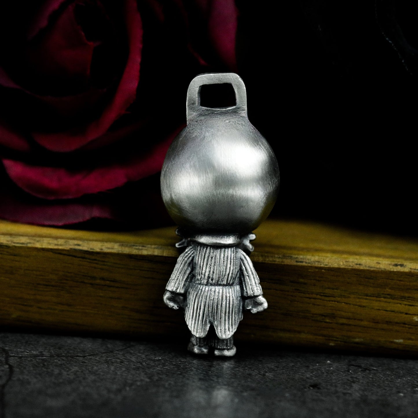 Doll Skull Pendant ¨C Handmade 925 Silver Gothic Toy Necklace