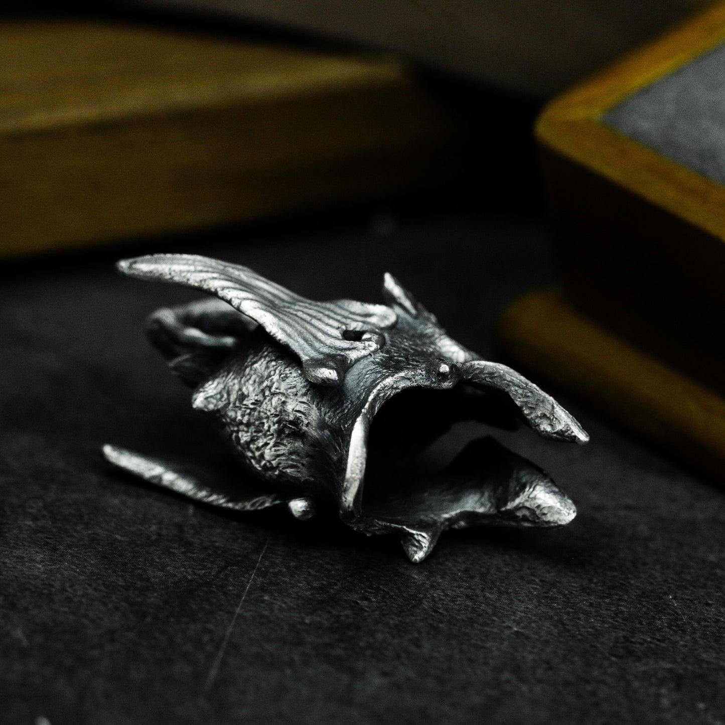 Valkyrie Winged Helmet Pendant - 925 Silver Handmade