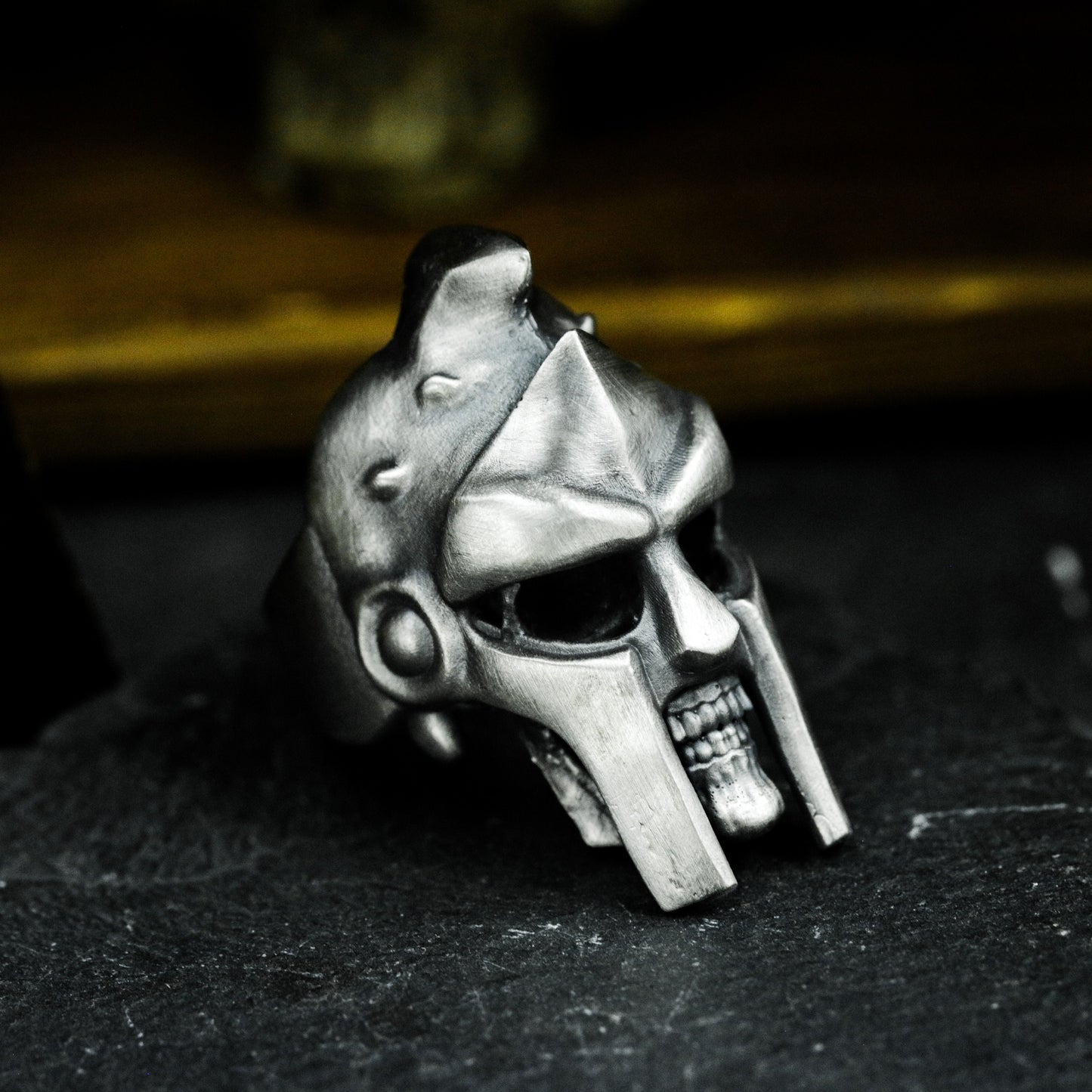 Spartan Skull Ring - 925 Silver Handmade