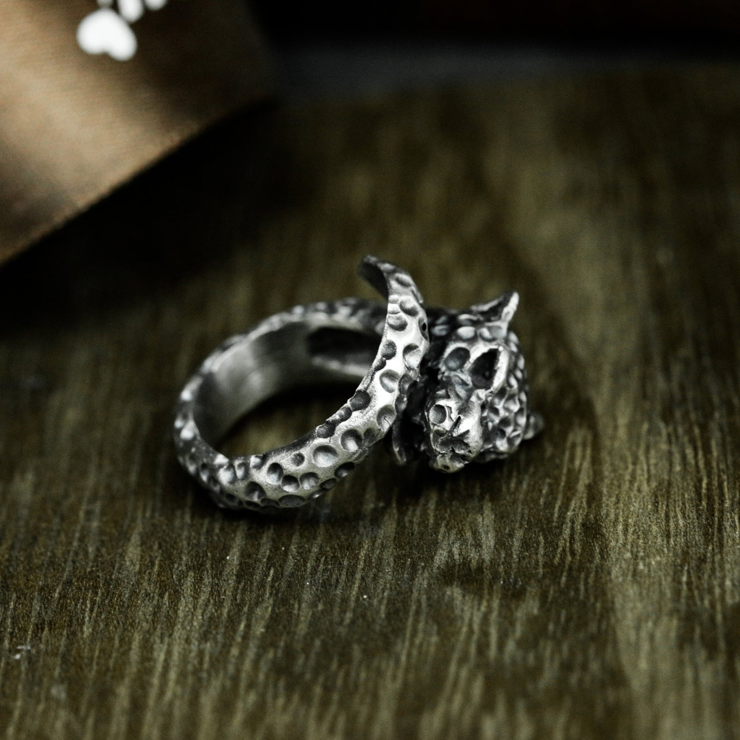 Leopard Wrap Ring ¨C 925 Sterling Silver Handmade