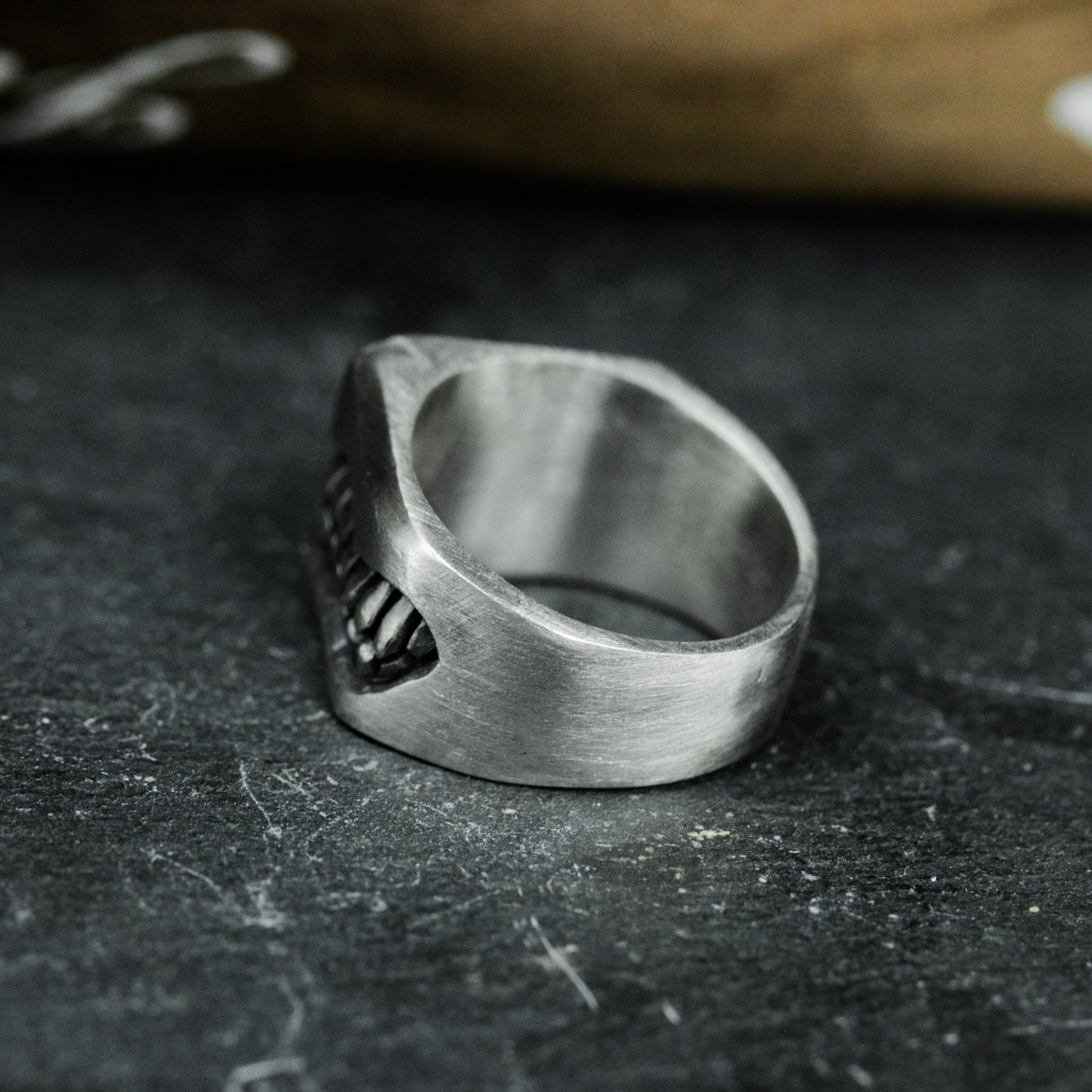 Grinning Teeth Ring ¨C 925 Silver Handmade