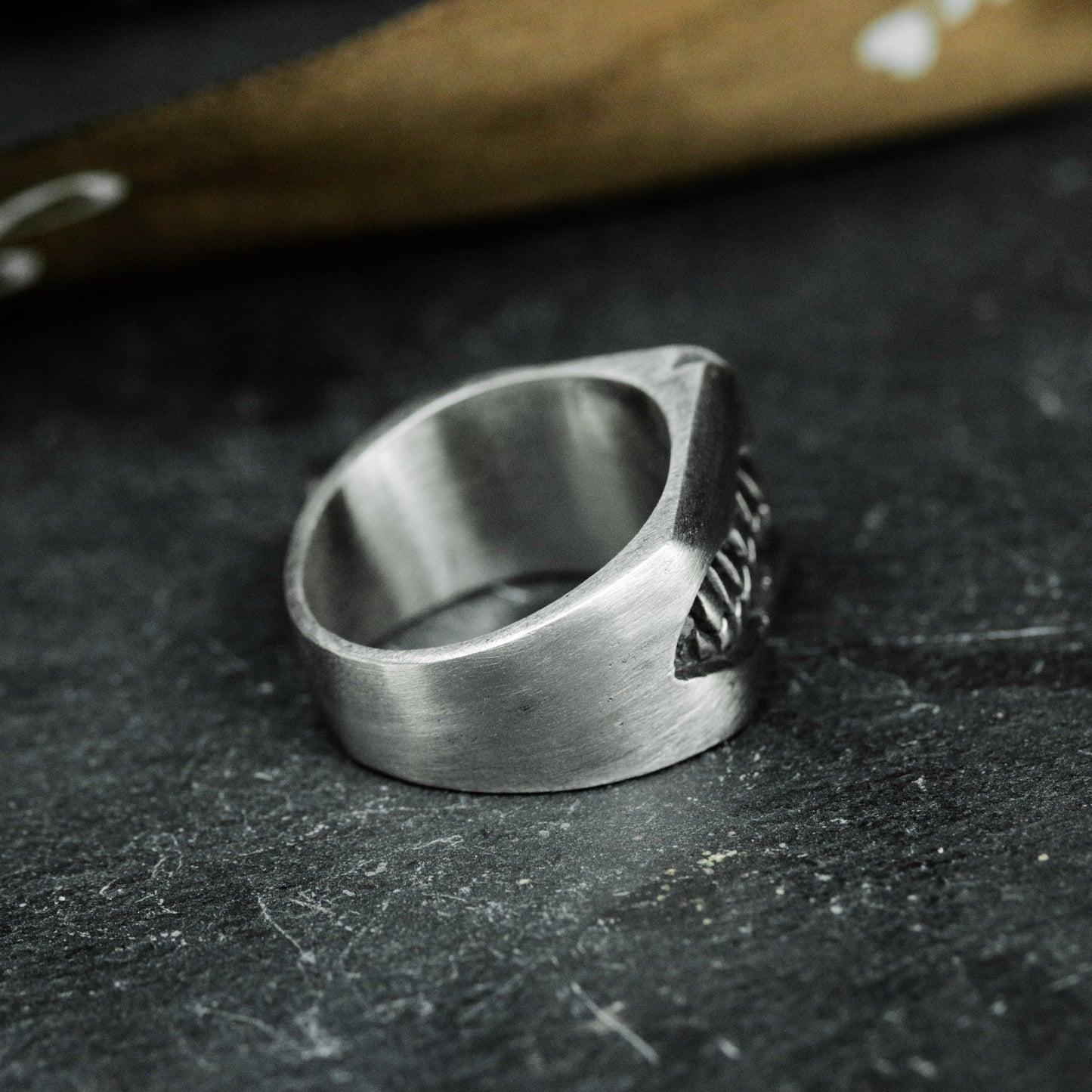 Grinning Teeth Ring ¨C 925 Silver Handmade