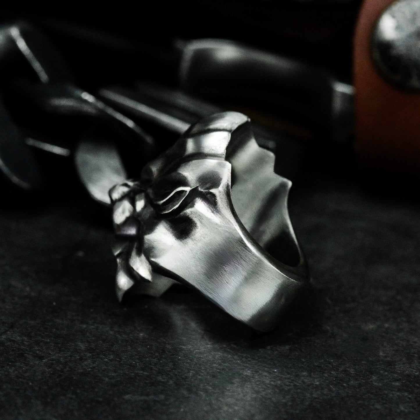 Lion Heart Ring ¨C Handmade 925 Silver Tribal King Band