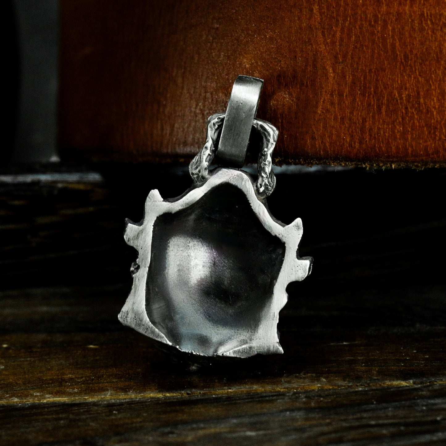 Feral Demon Head Pendant ¨C 925 Silver Handmade