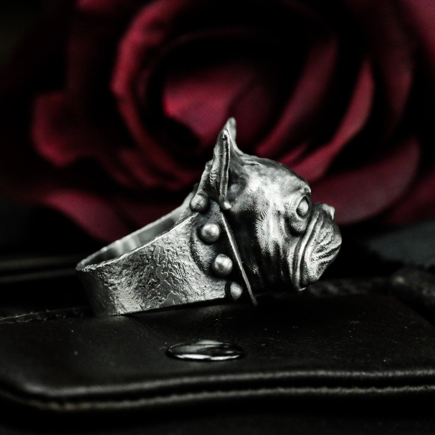 French Bulldog Ring - 925 Silver Handmade Loyal Companion