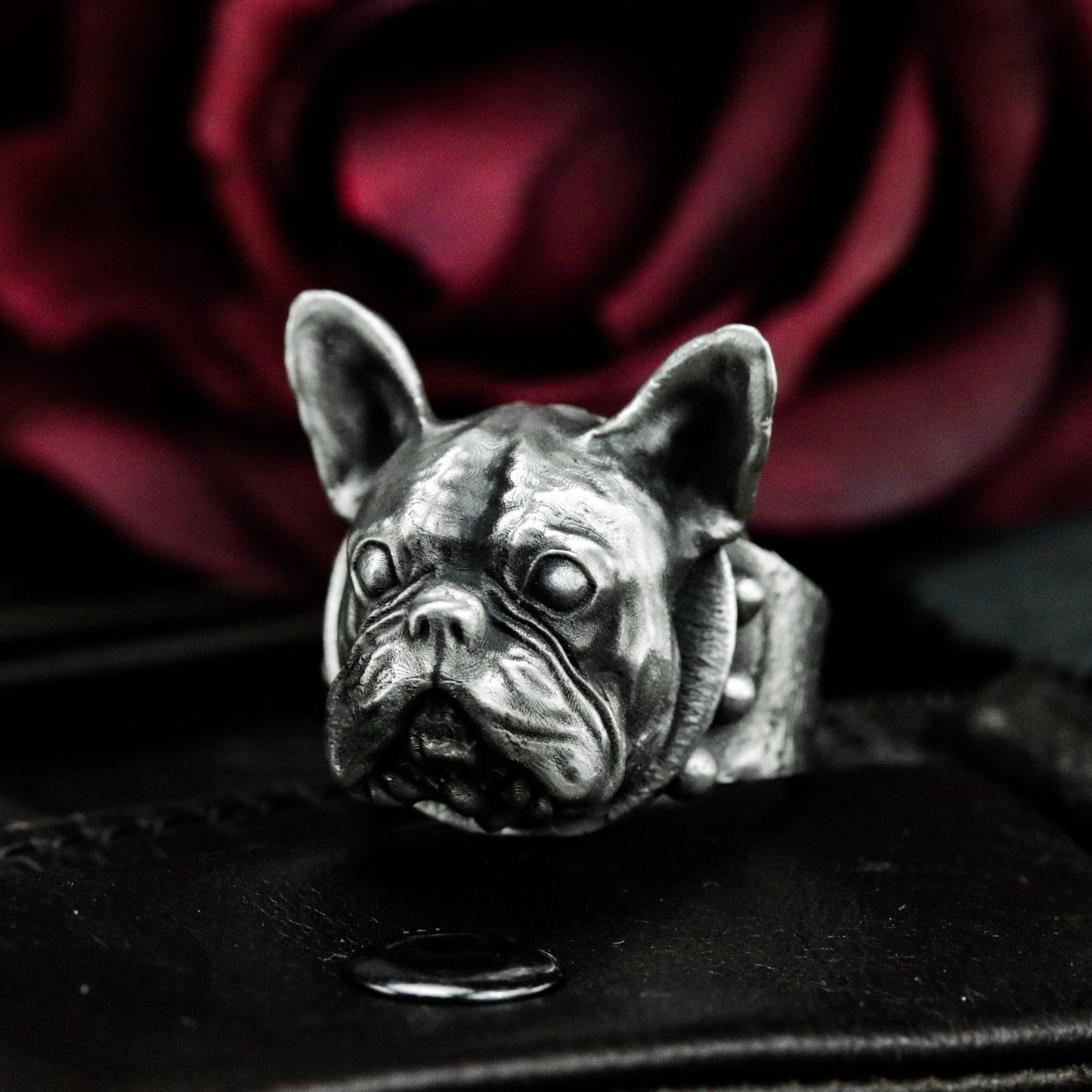 French Bulldog Ring - 925 Silver Handmade Loyal Companion