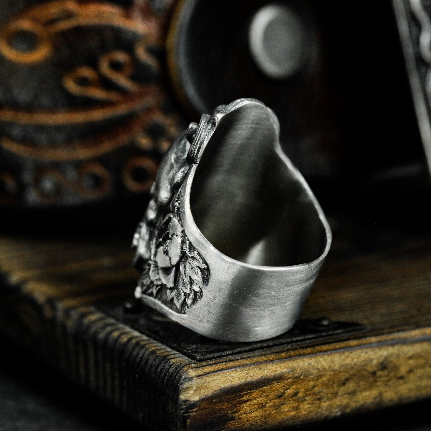 Foo Dog Guardian Ring ¨C 925 Sterling Silver Handmade