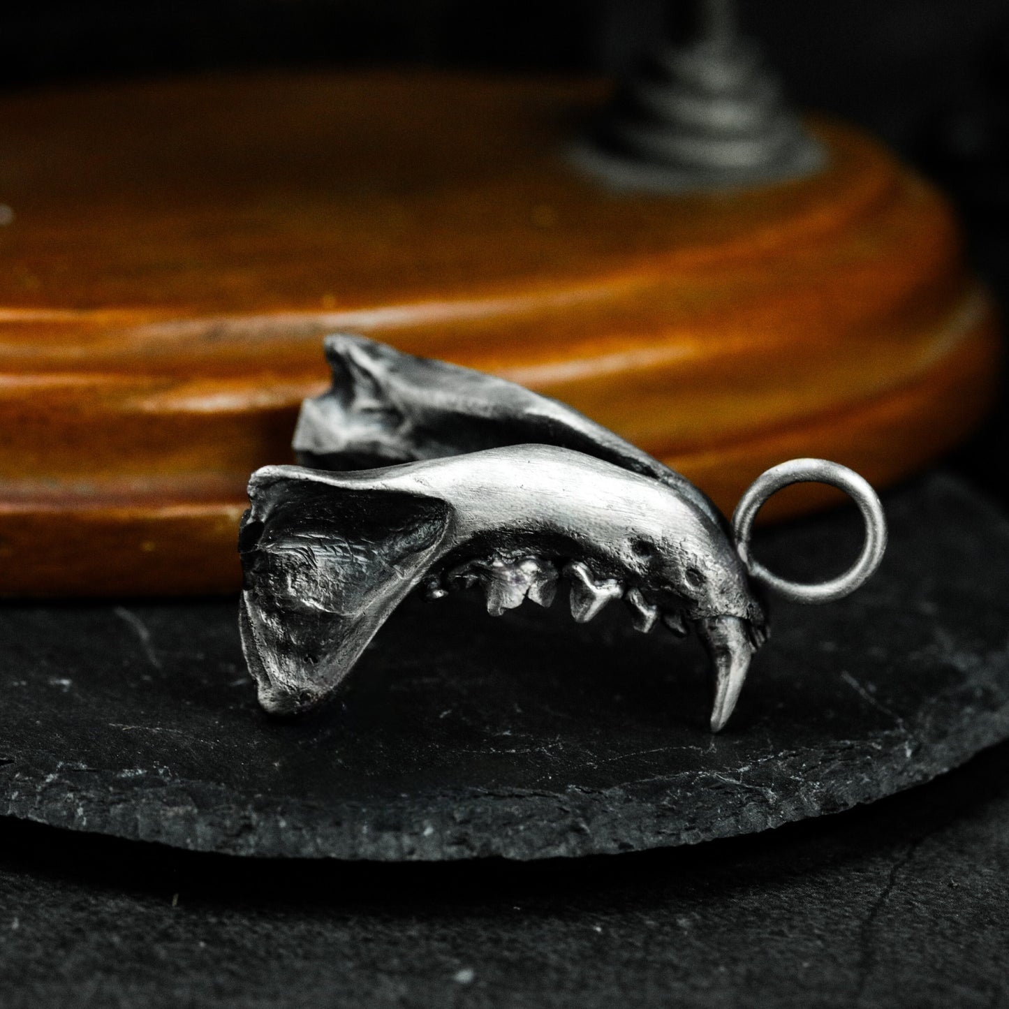 Fang Pendant - 925 Silver Handmade Savage Talisman
