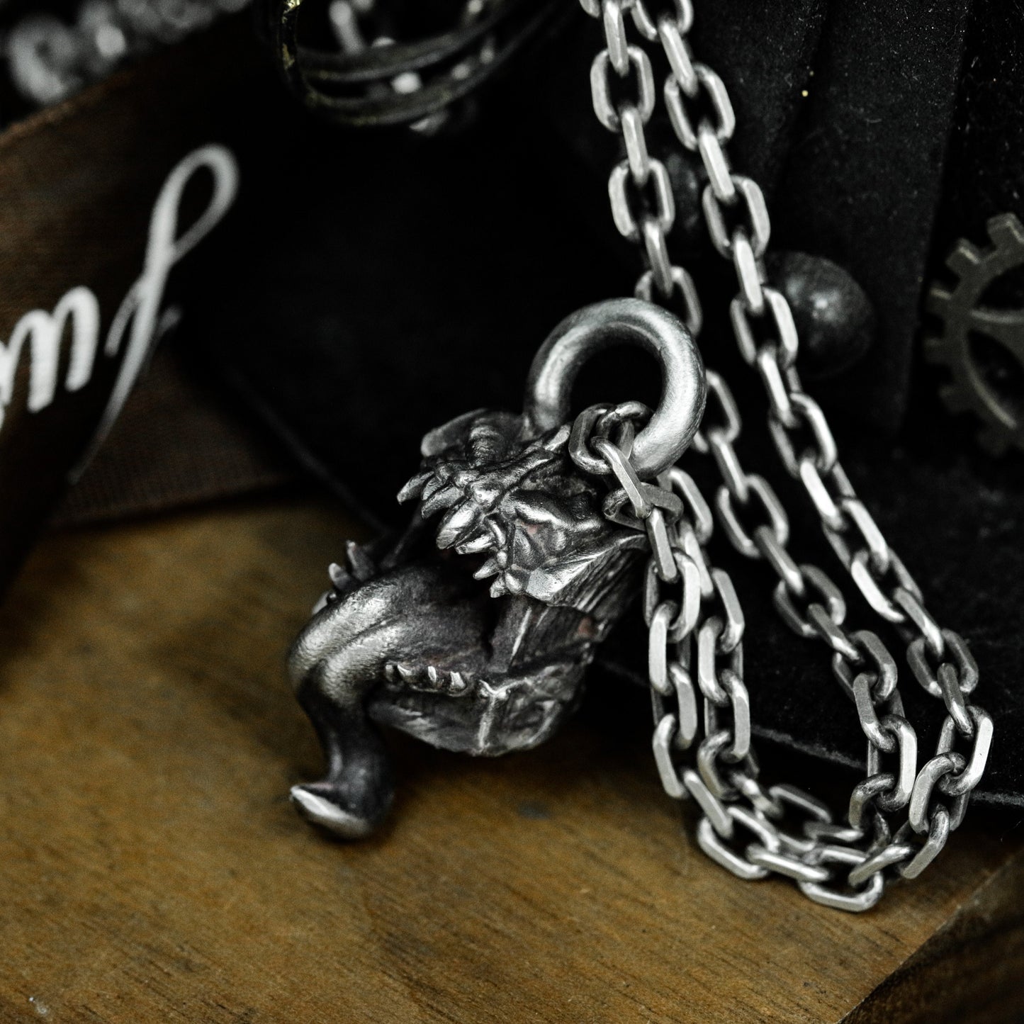 Mimic Chest Pendant ¨C 925 Silver Handmade