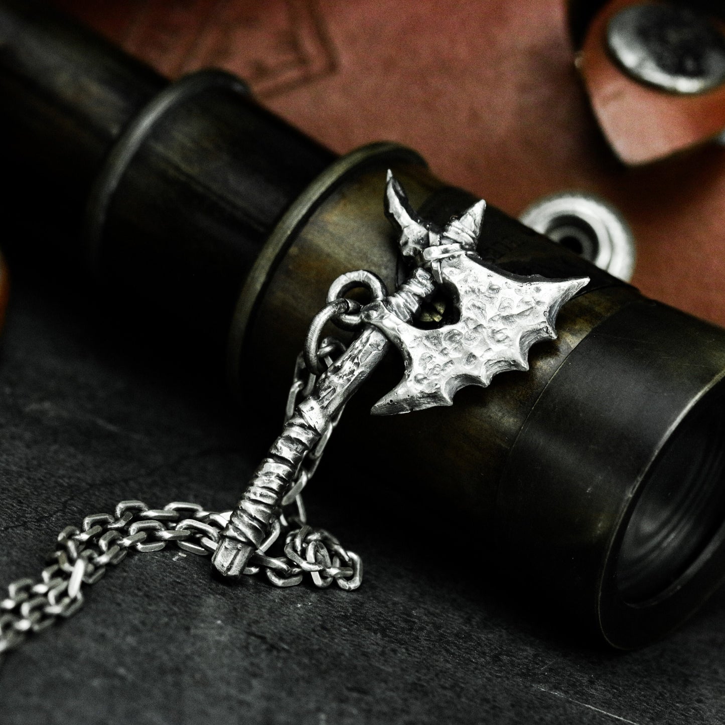 Dragon Horn Pendant ¨C 925 Silver Handmade