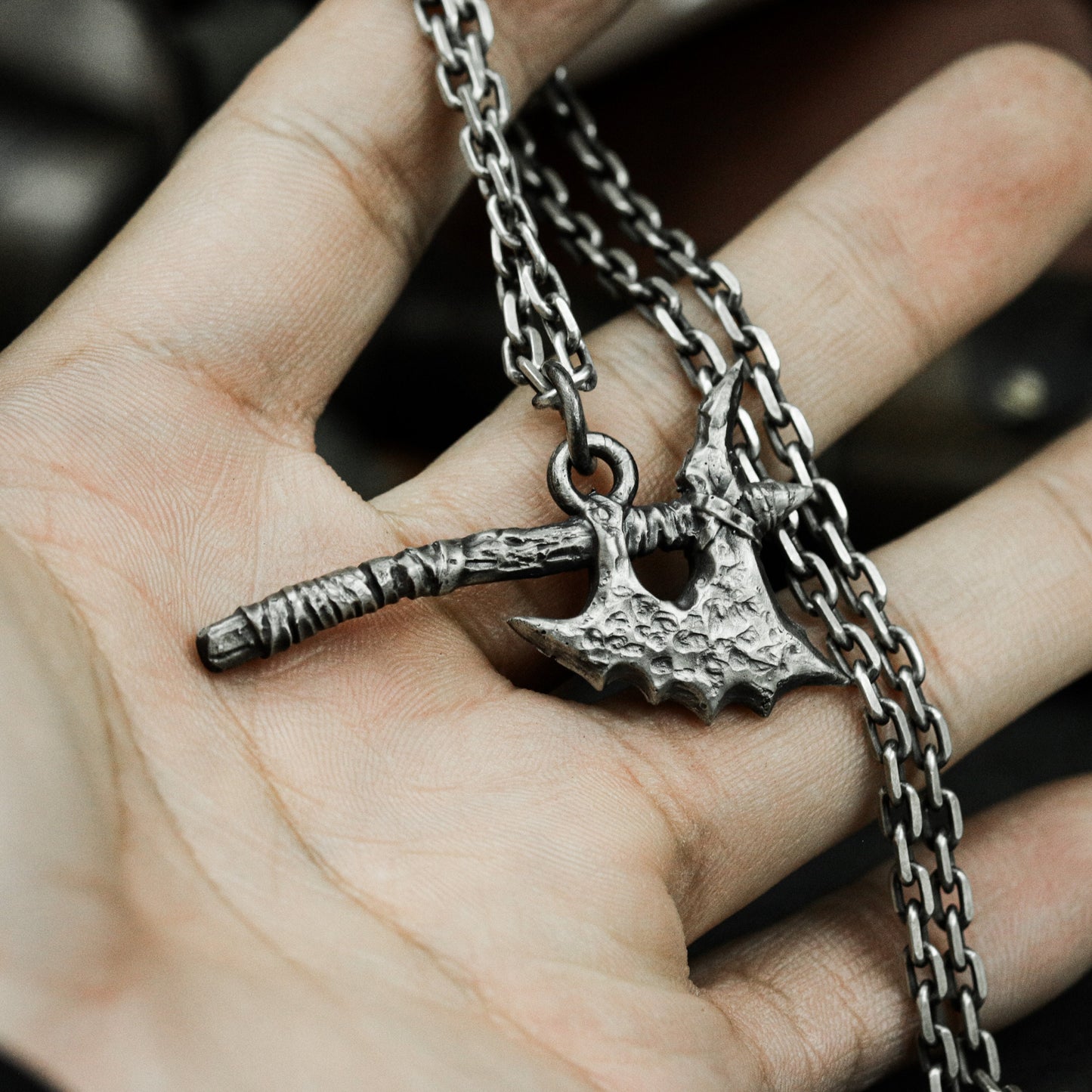 Dragon Horn Pendant ¨C 925 Silver Handmade