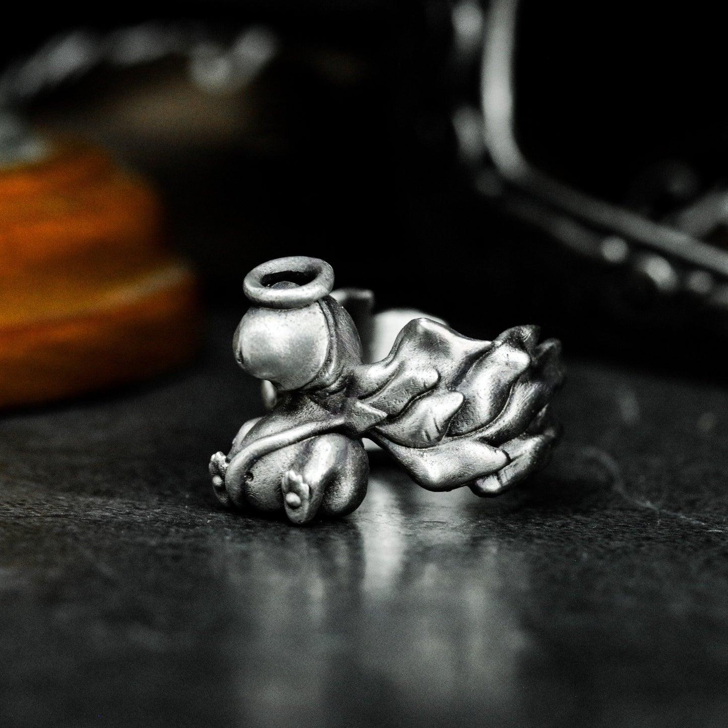 Demon Angel Genital Ring - 925 Silver Handmade