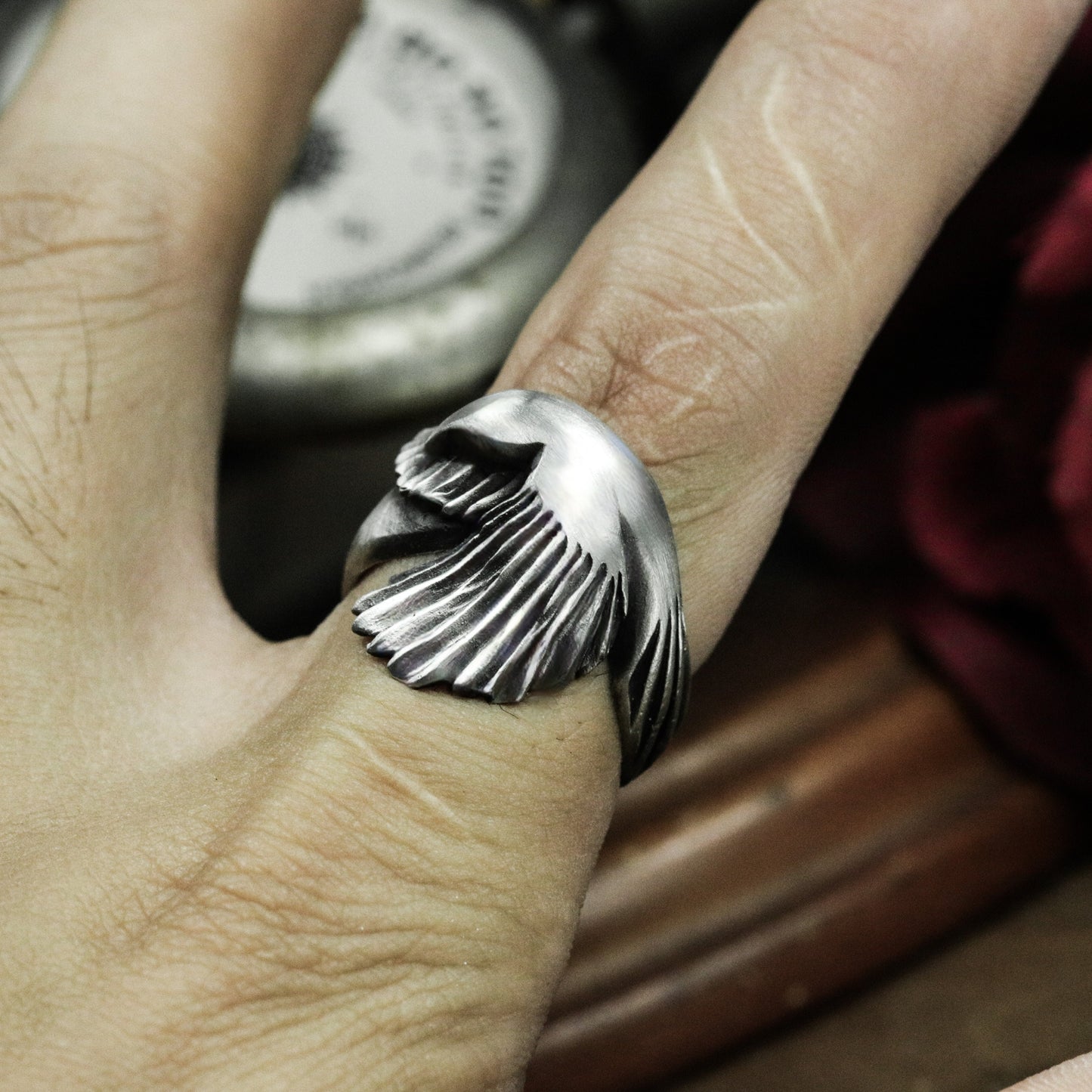 Peace Dove Ring - 925 Silver Handmade