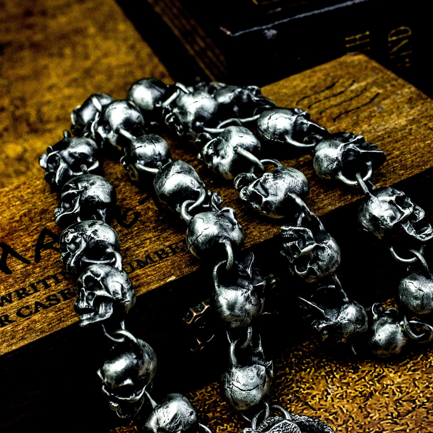 Thousand Faces Skull Necklace - 925 Silver Handmade