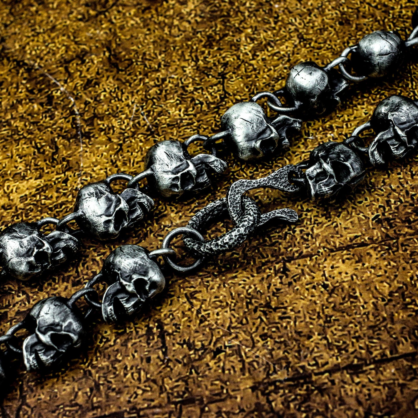 Thousand Faces Skull Necklace - 925 Silver Handmade