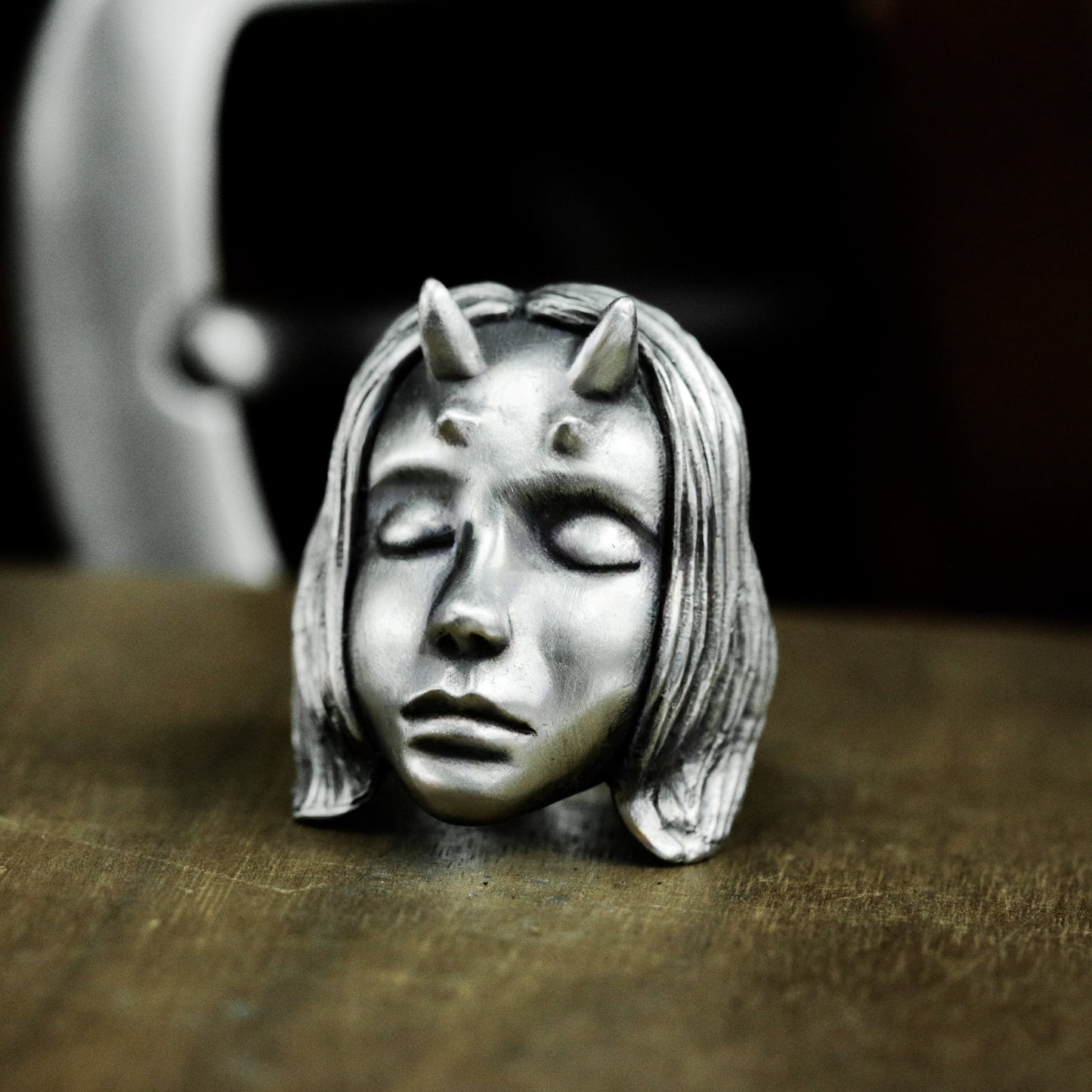 Demon Maiden Ring ¨C 925 Sterling Silver Handmade