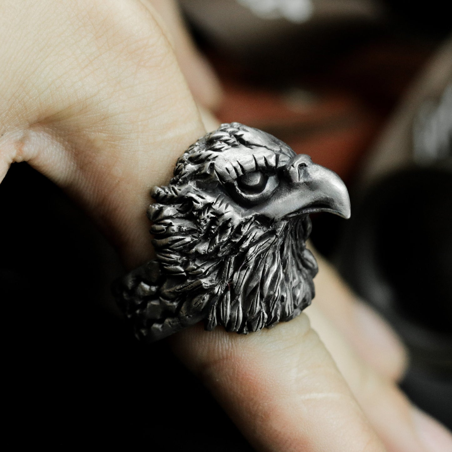 Falcon Ring ¨C 925 Sterling Silver Handmade