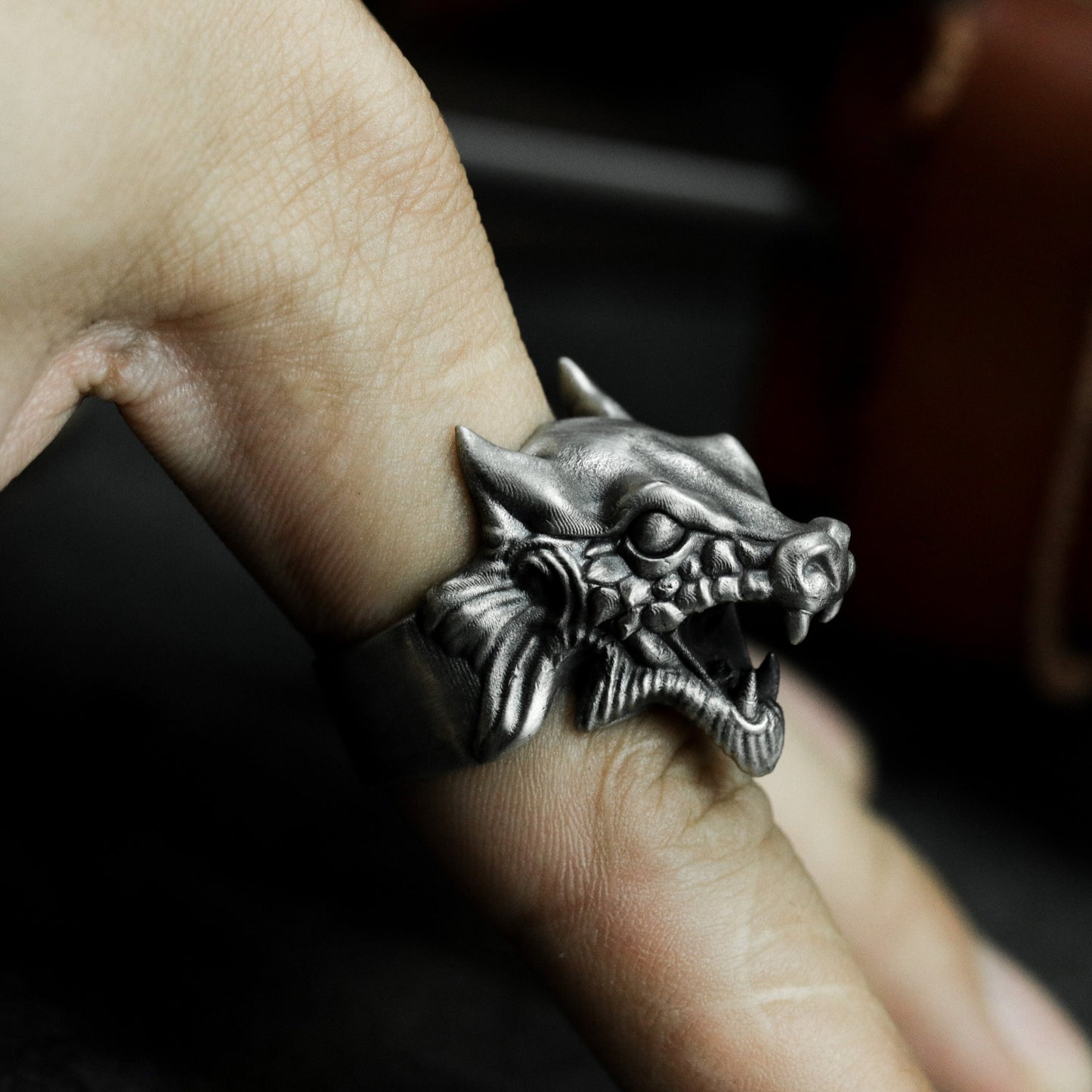 Dragon Son Monster Ring - 925 Silver Handmade