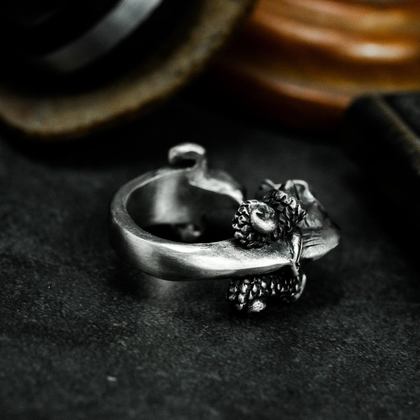 Eagle Claw Skull Ring ¨C 925 Sterling Silver Handmade