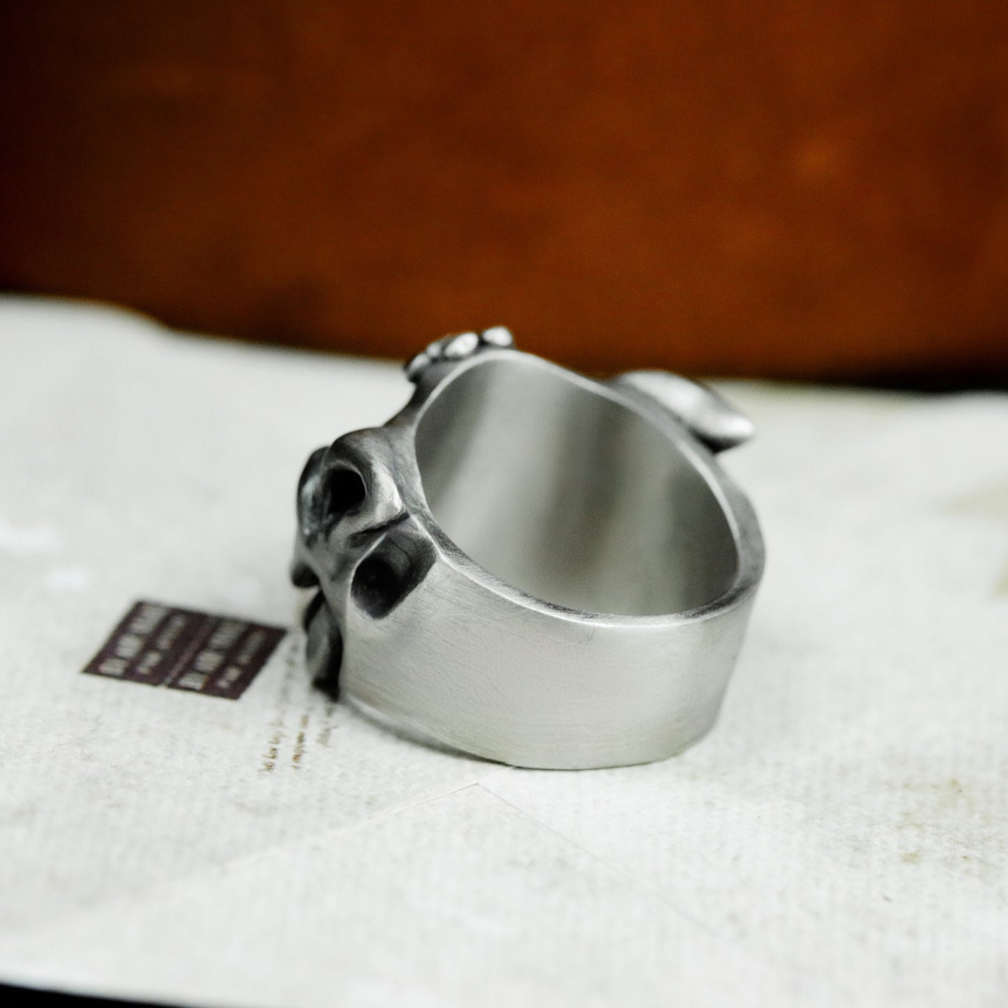 Shy Cat Ring - 925 Silver Handmade Playful Face