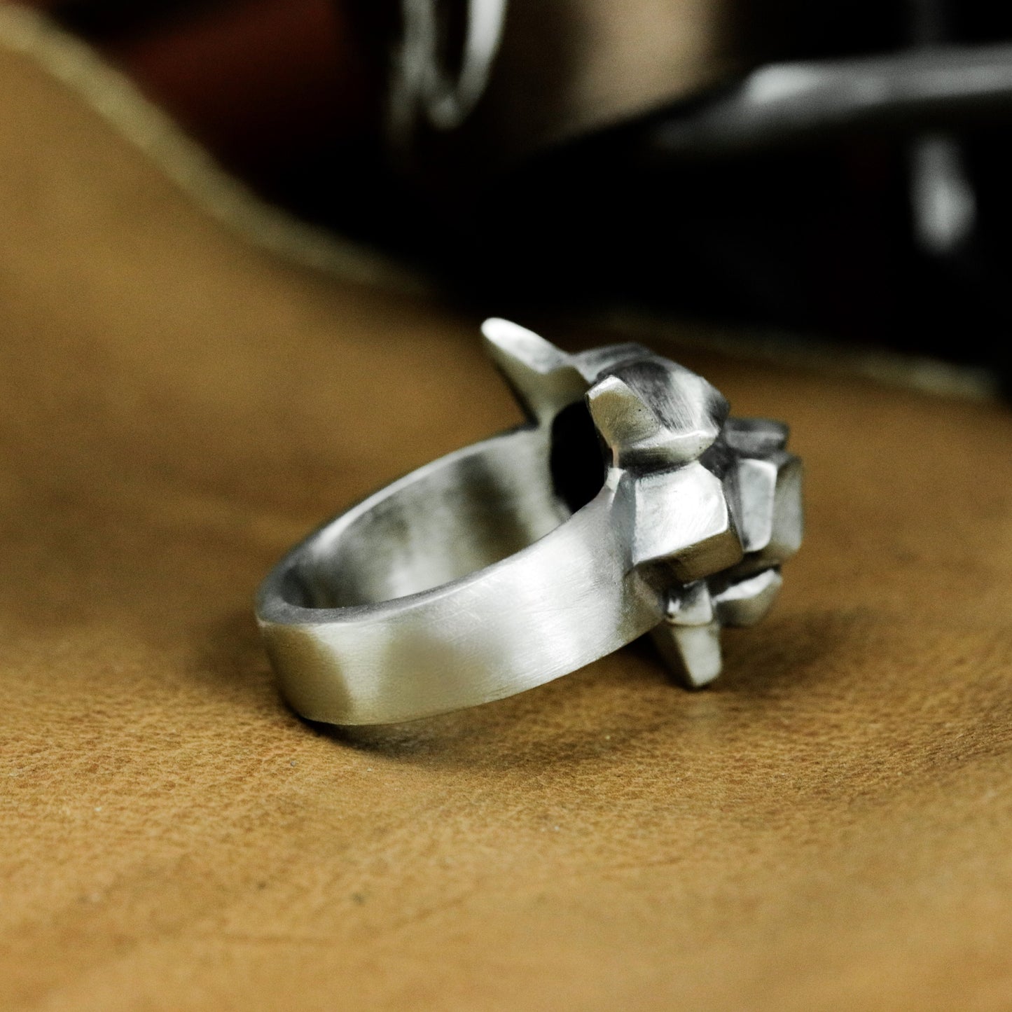 Totem Tiger Ring - 925 Silver Handmade