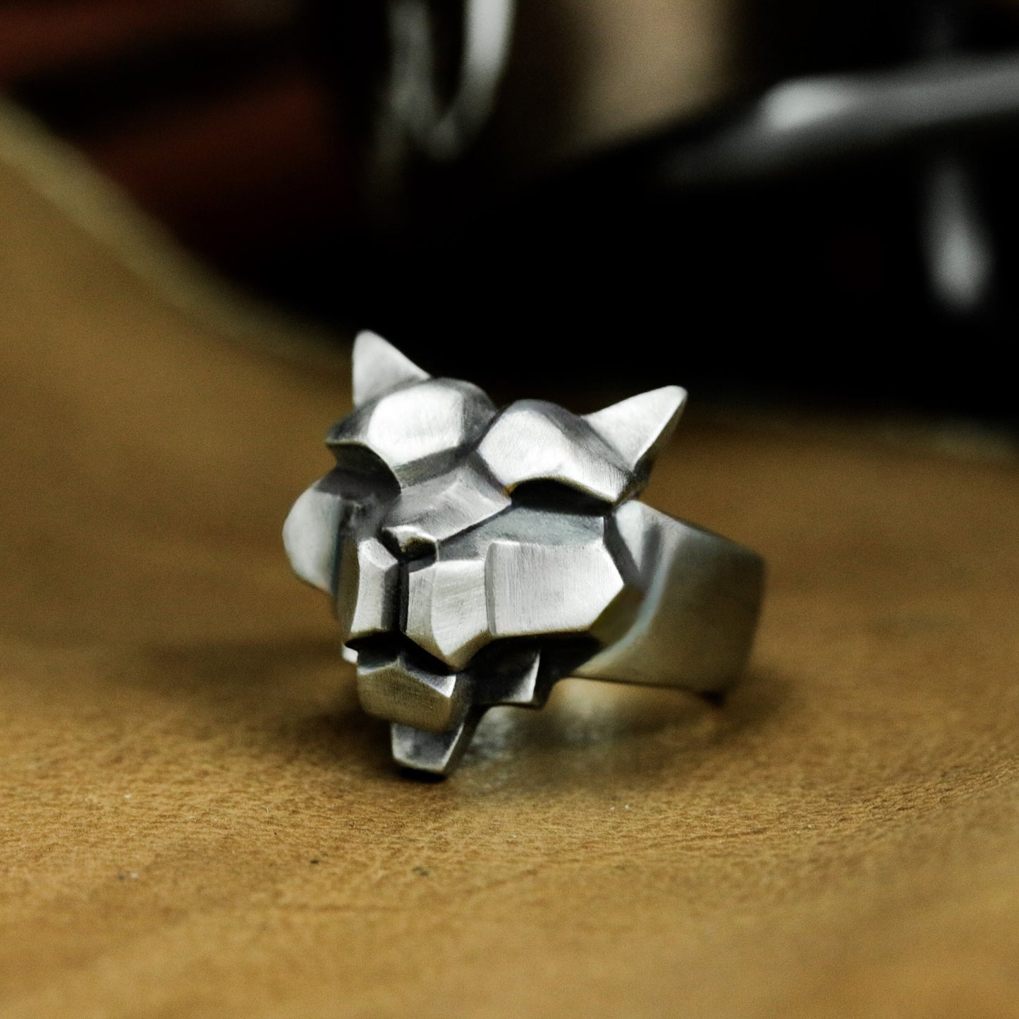 Totem Tiger Ring - 925 Silver Handmade