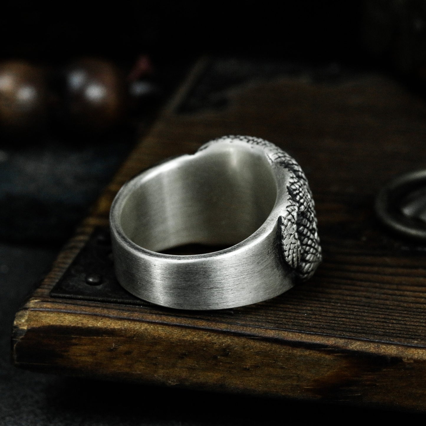 Coiled Snake Ring ¨C 925 Sterling Silver Handmade