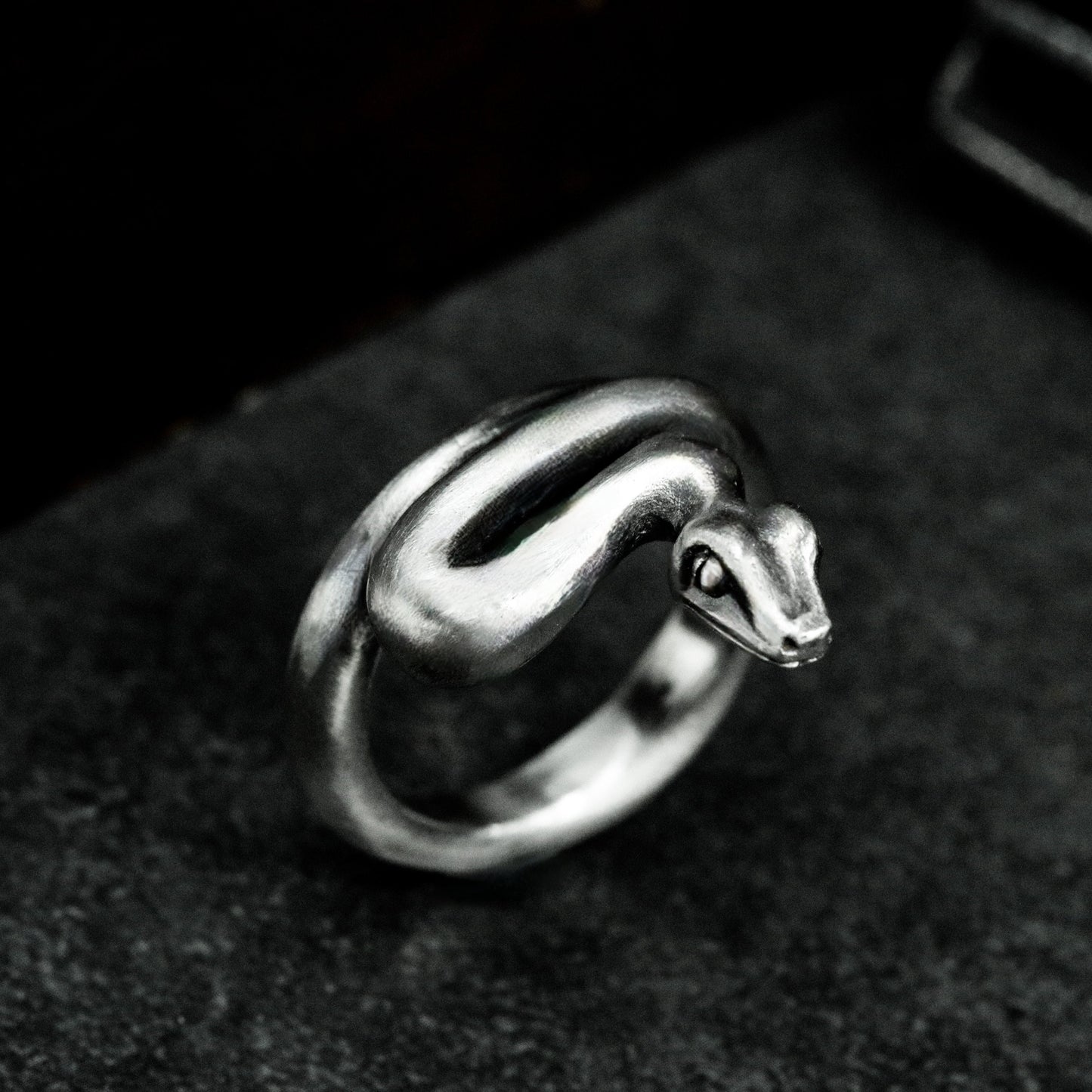 Coiled Viper Ring - 925 Silver Handmade