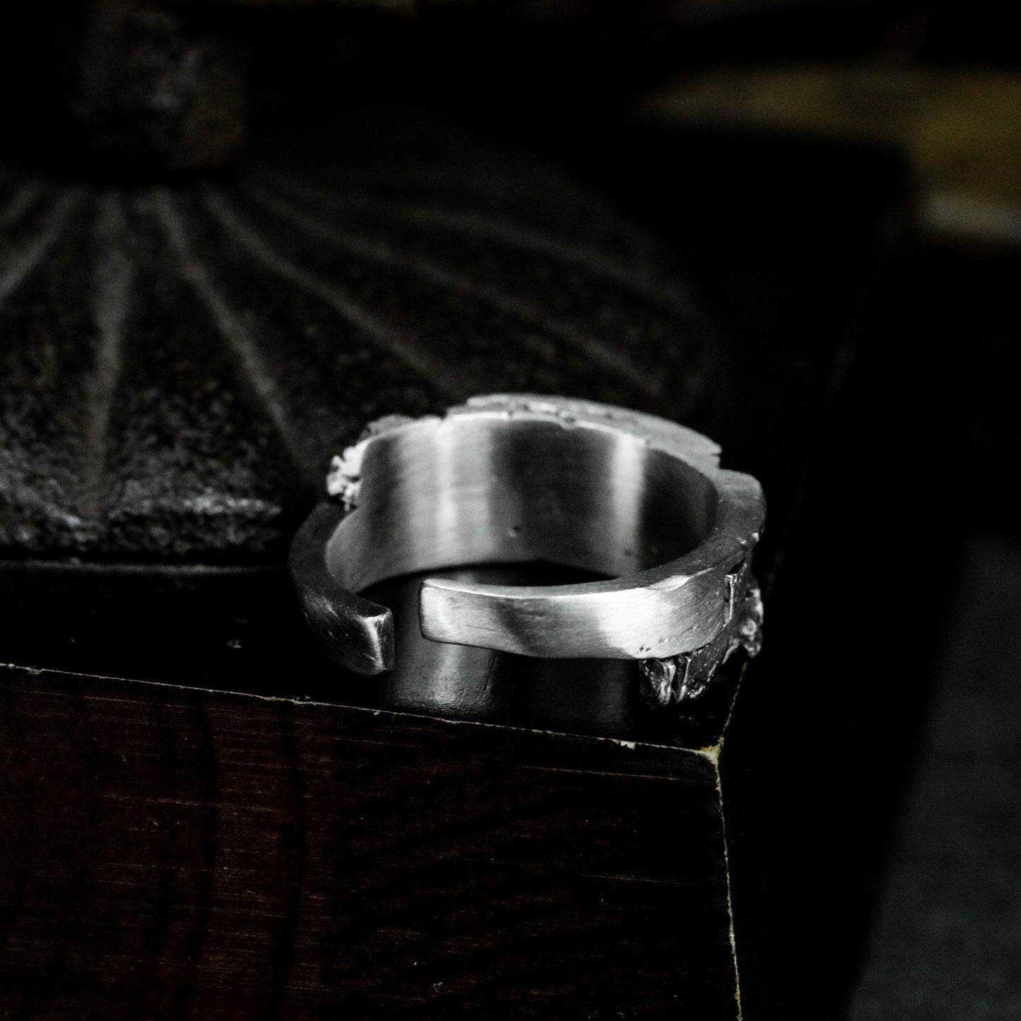 Broken Brick Wall Ring - 925 Silver Handmade