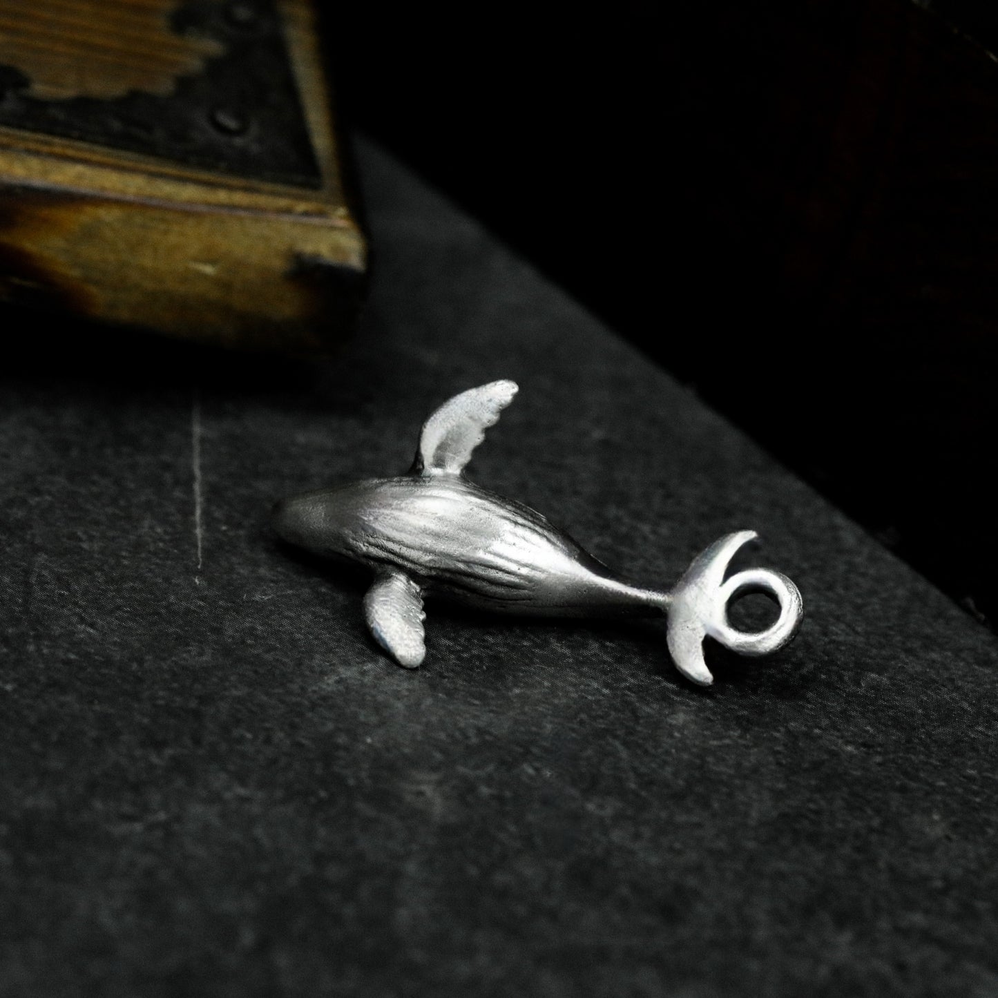 Whale Ocean Pendant - 925 Silver Handmade
