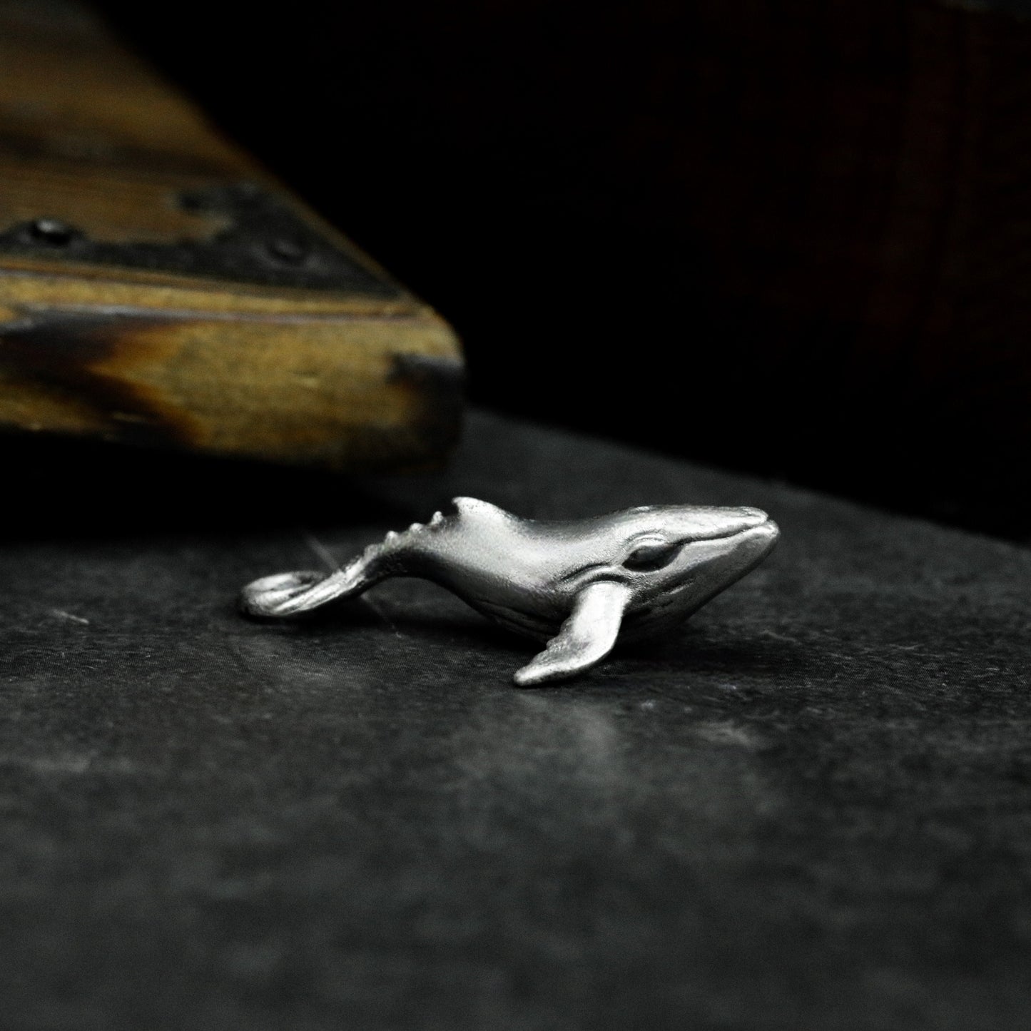 Whale Ocean Pendant - 925 Silver Handmade