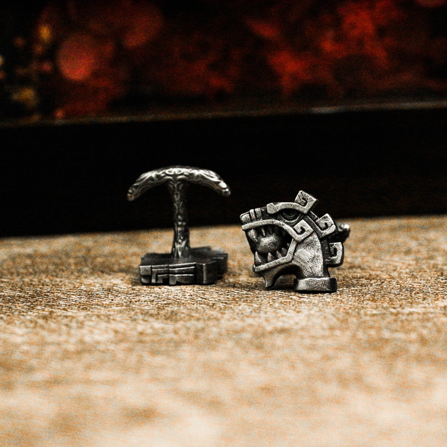 Maya Snake Cufflinks - Handmade 925 Silver