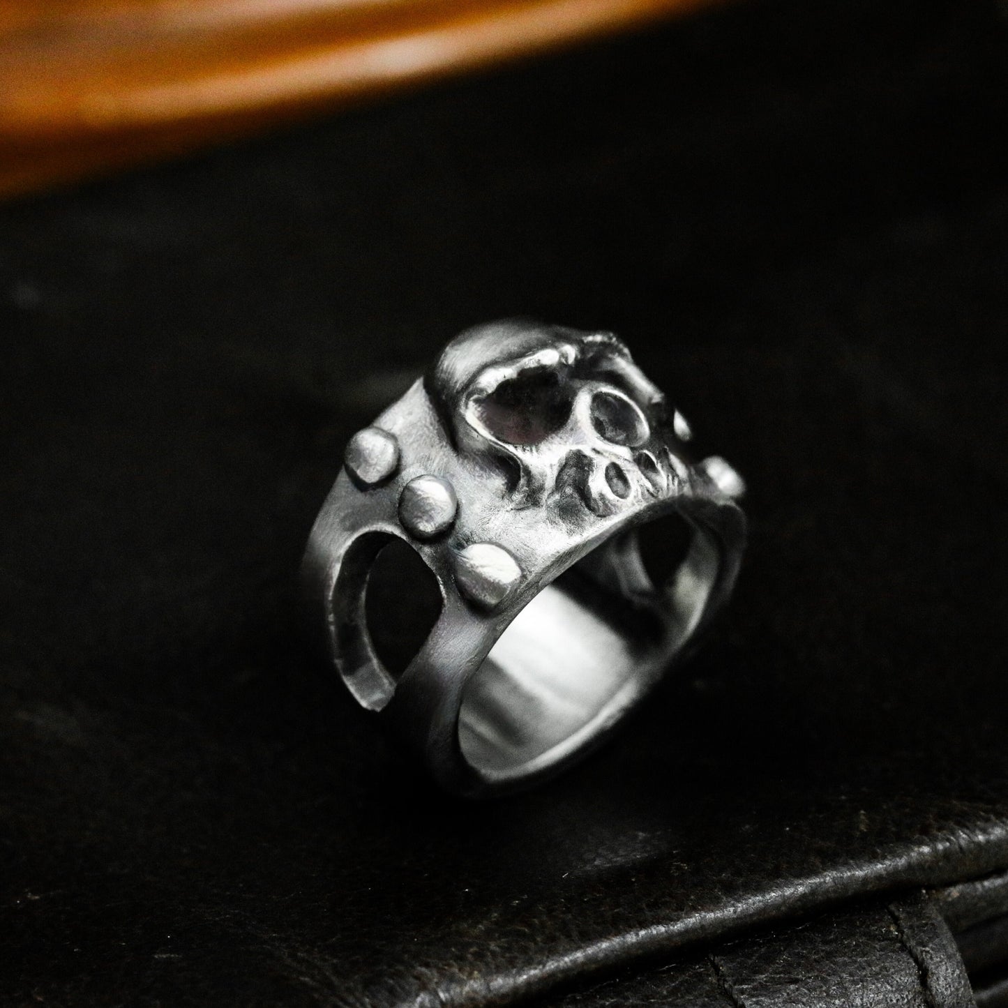 Pirate Skull Ring - 925 Silver Handmade