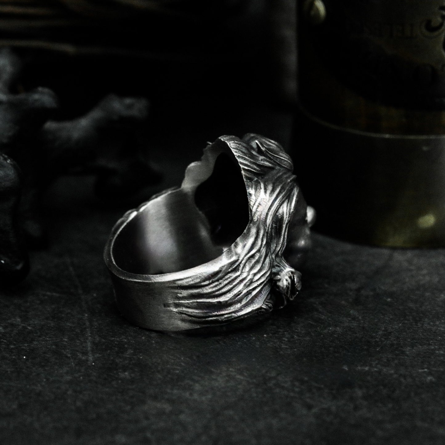 Joker Girl Ring ¨C Handmade 925 Silver Clown Band