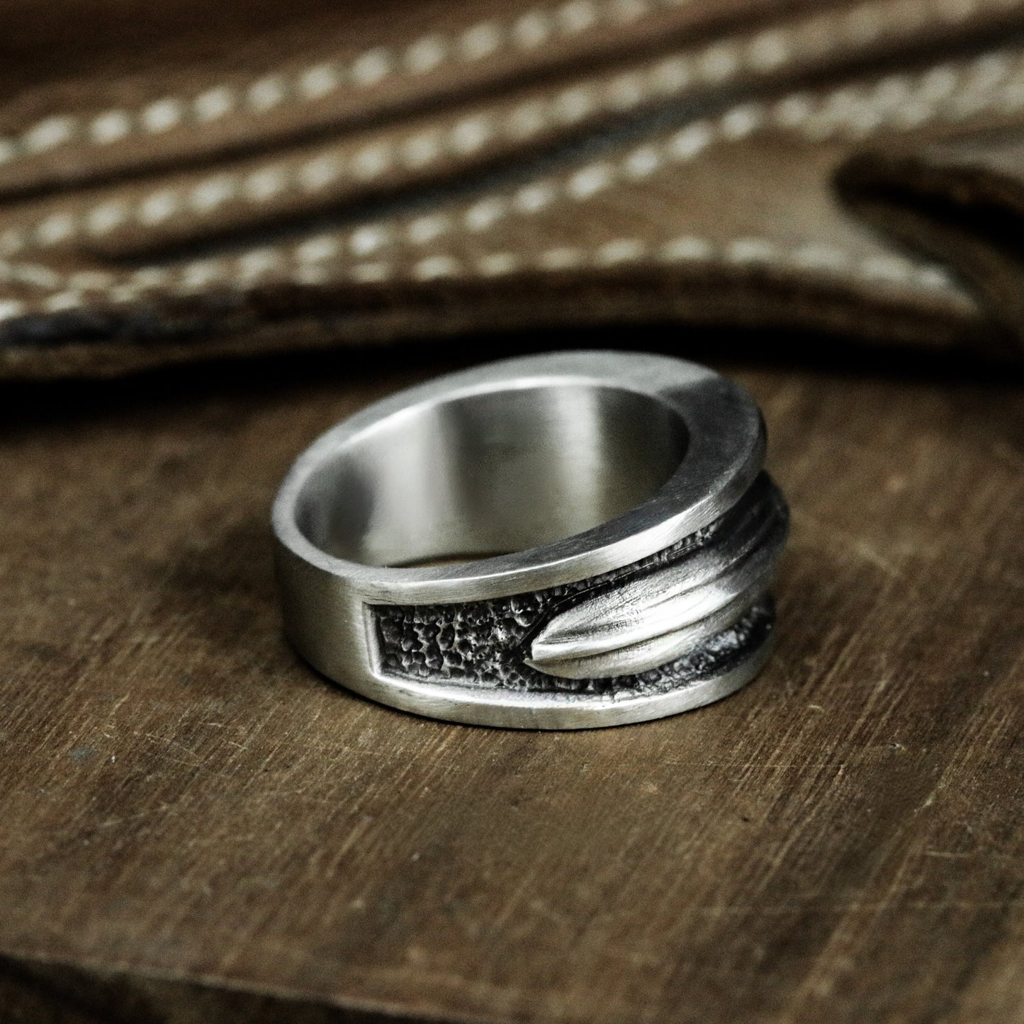 Takahashi Feather Ring - 925 Silver Handmade