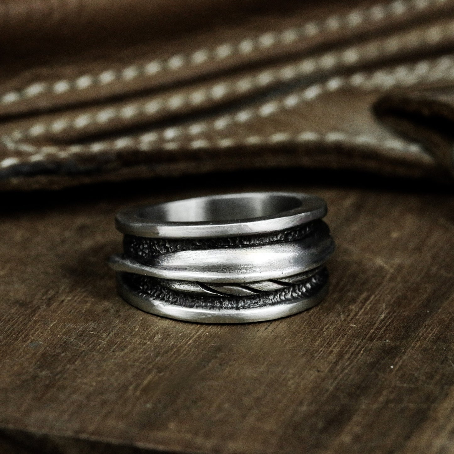 Takahashi Feather Ring - 925 Silver Handmade