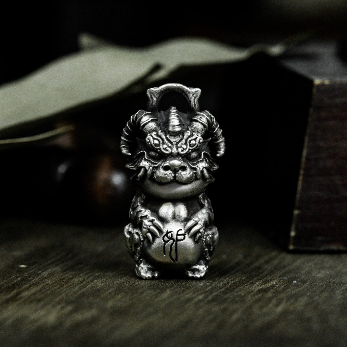 Jealousy Beast Pendant - Seven Deadly Sins Series - Handmade 925 Silver Mythical Monster Necklace