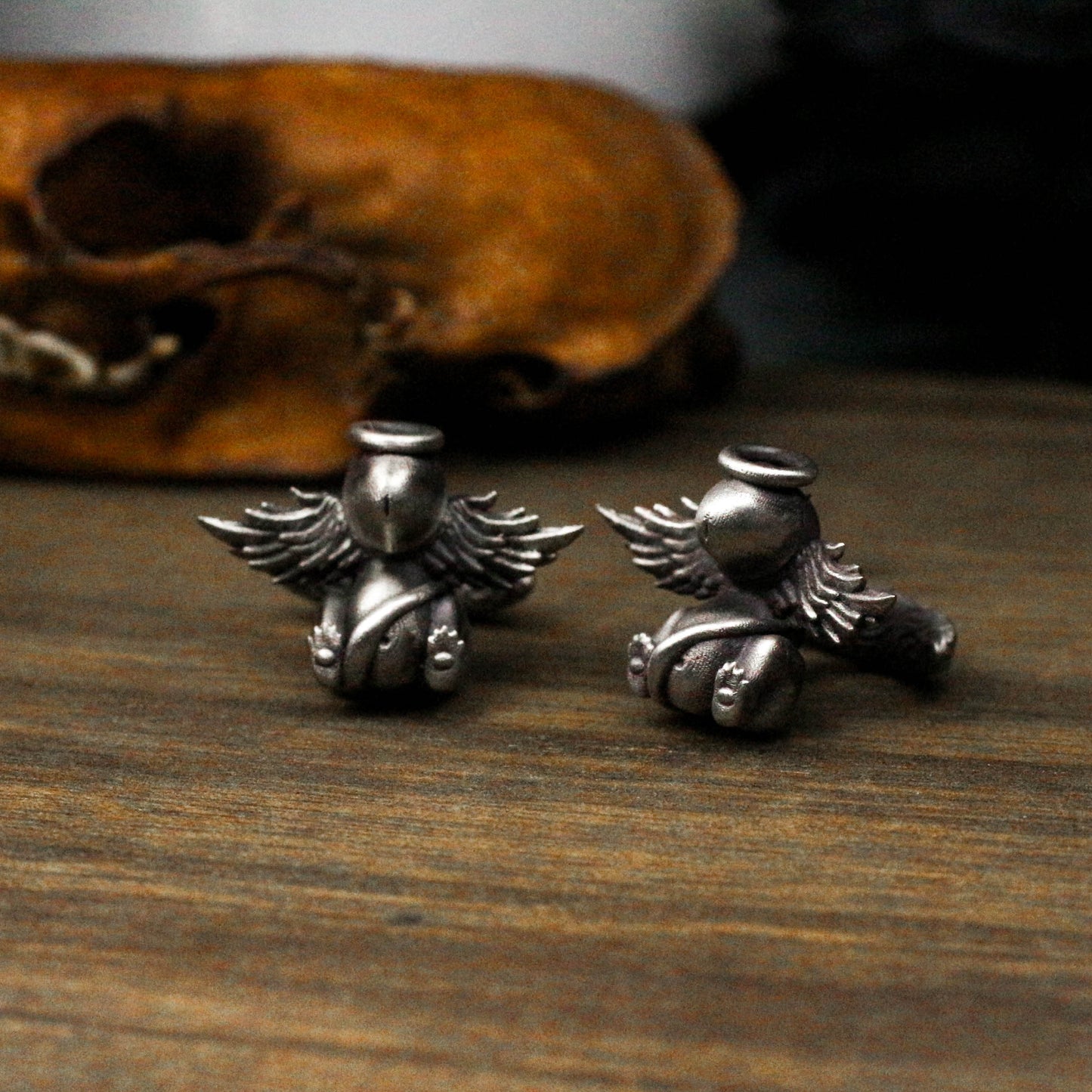 Angel Baby Cufflinks - 925 Silver Handmade