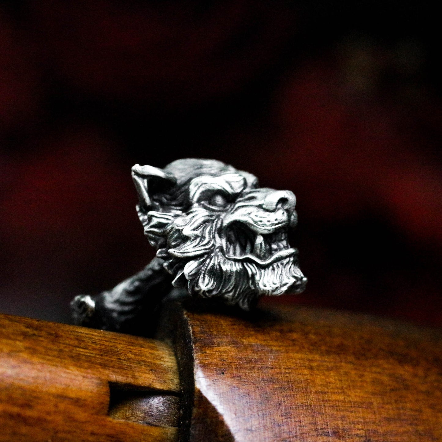 Angry Tiger Cufflinks, 925 Silver Handmade